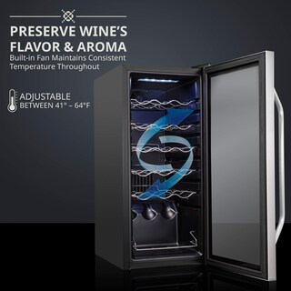 Foto 2 | Refrigerador De Vino Ivation Para 18 Botellas Con Cierre De 41 °c A 64 °c - Venta Internacional.