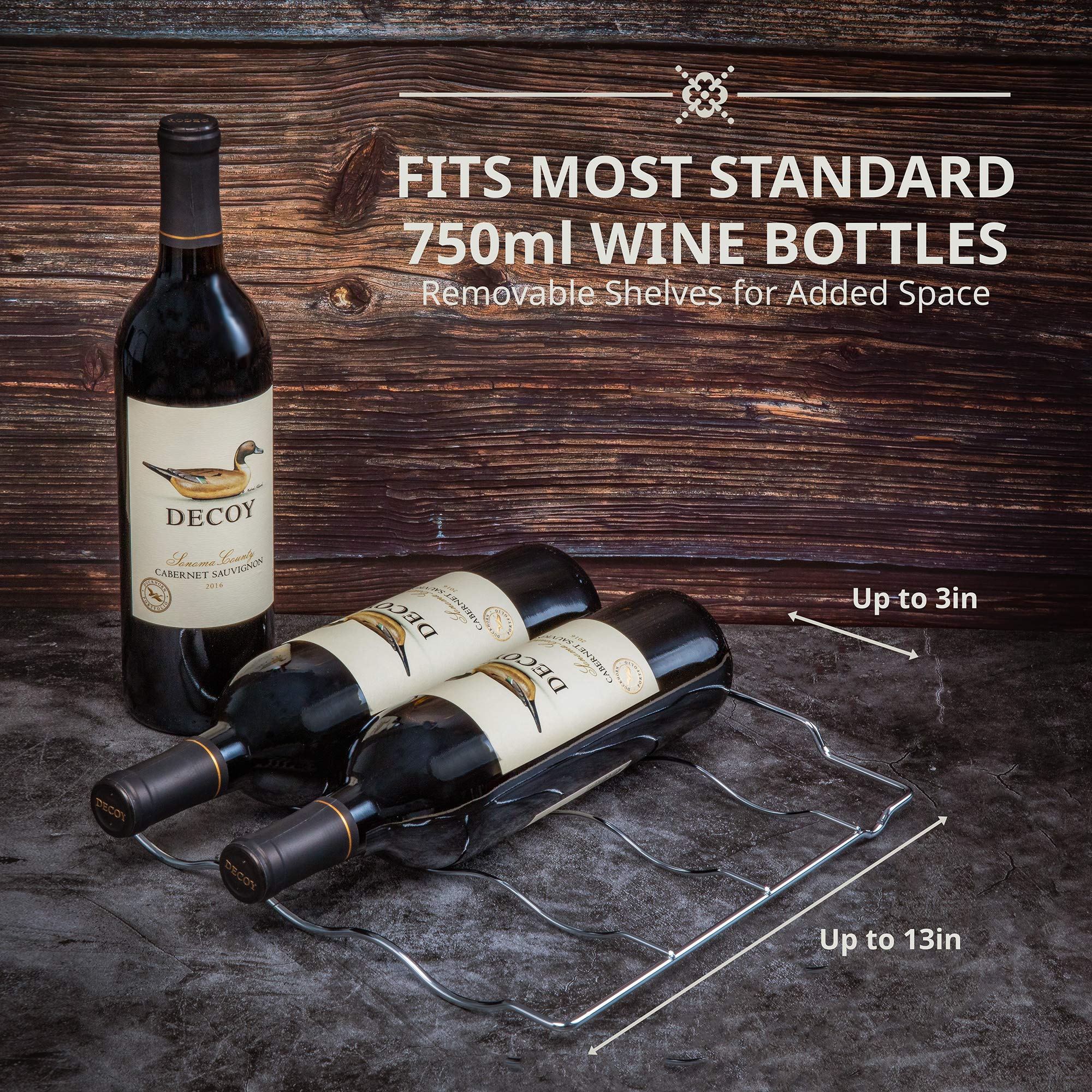 Foto 5 pulgar | Refrigerador De Vino Ivation Para 18 Botellas Con Cierre De 41 °c A 64 °c - Venta Internacional.