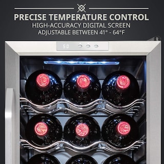 Foto 5 | Refrigerador De Vino Ivation Para 18 Botellas Con Cierre De 41 °c A 64 °c - Venta Internacional.