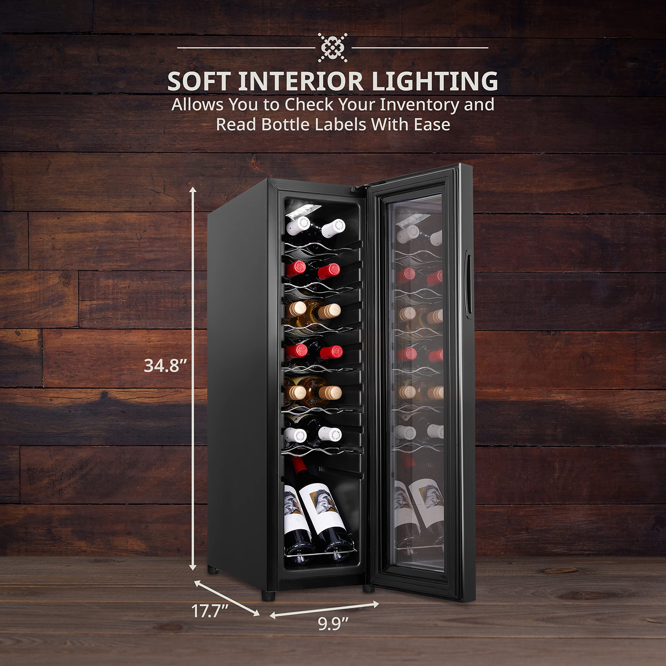 Foto 2 | Wine Cooler Refrigerator Ivation Con Compresor De 14 Botellas - Venta Internacional.