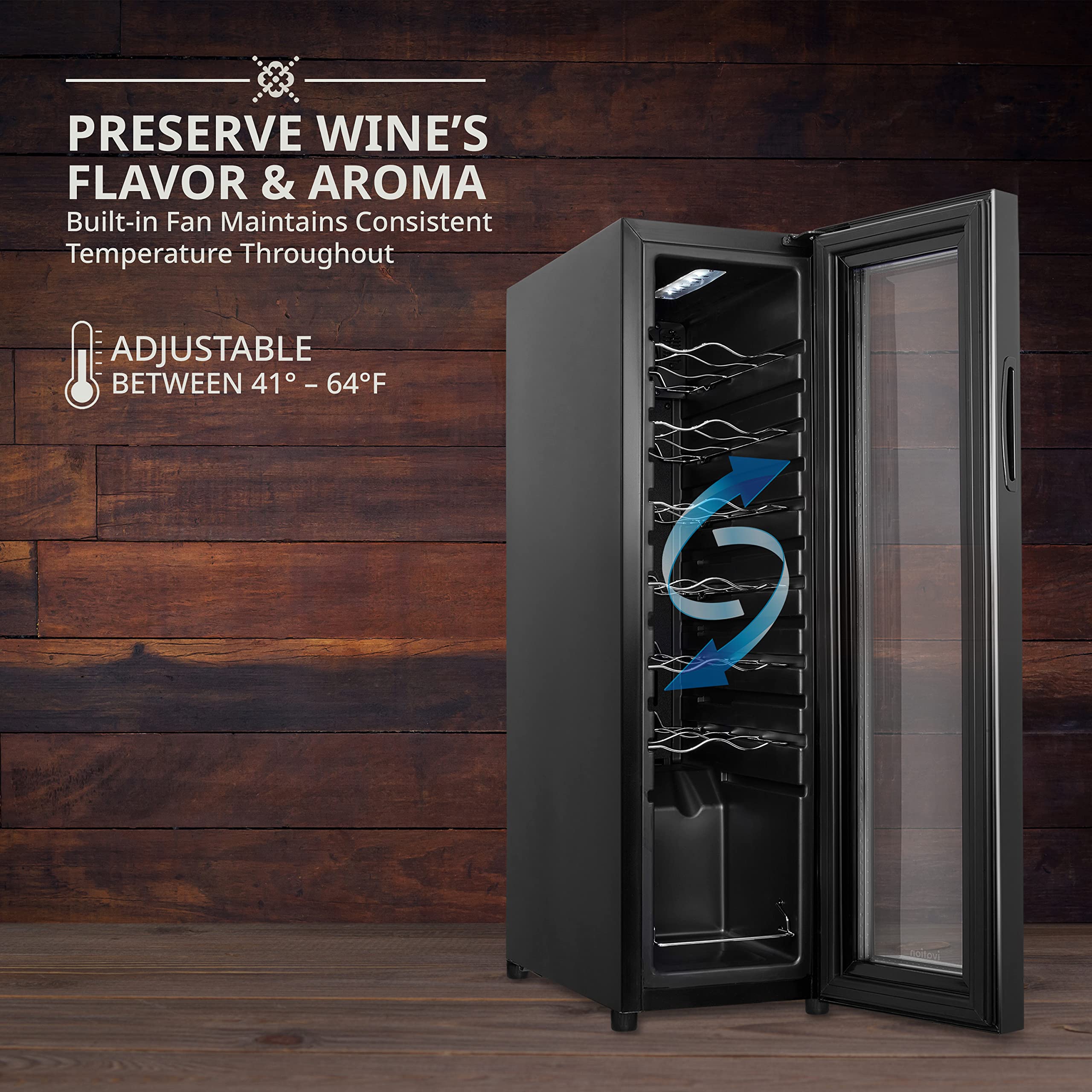 Foto 4 | Wine Cooler Refrigerator Ivation Con Compresor De 14 Botellas - Venta Internacional.