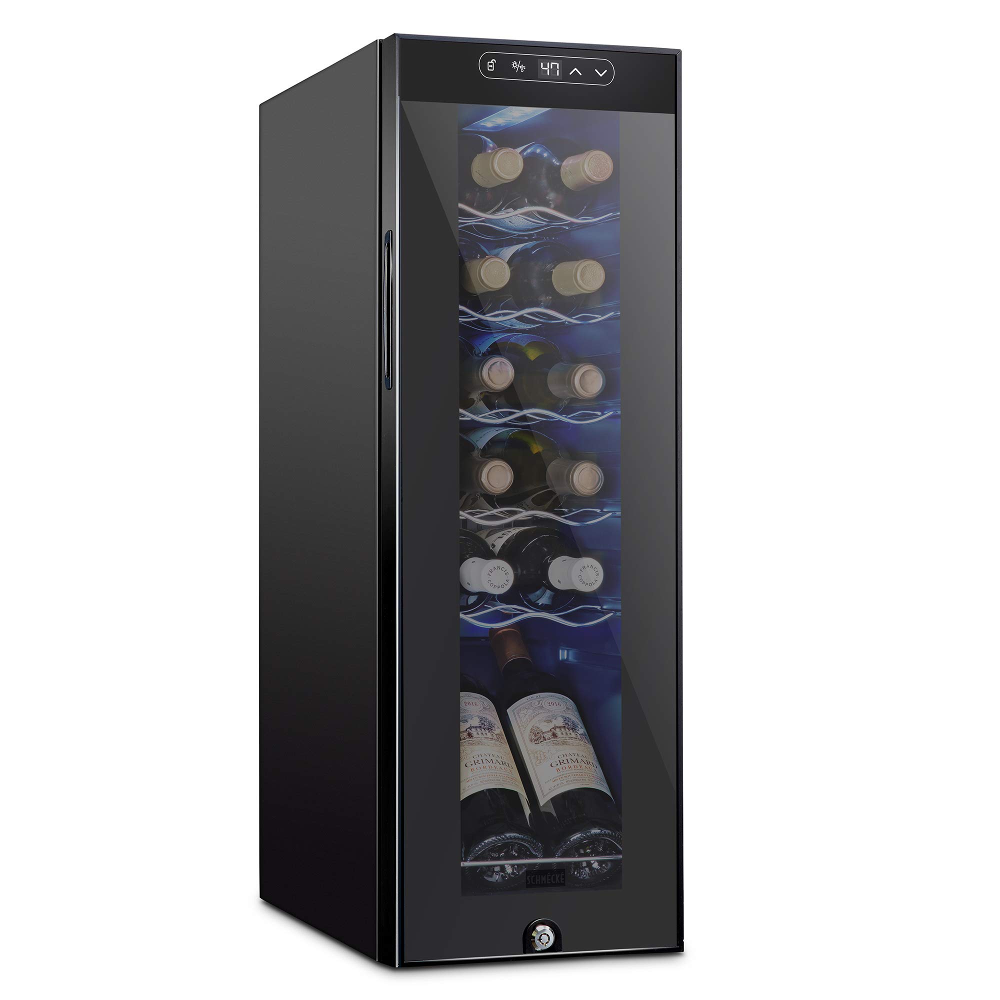 Foto 2 pulgar | Refrigerador De Vino Schmecke Para 12 Botellas Con Cierre, 41 L - Venta Internacional.