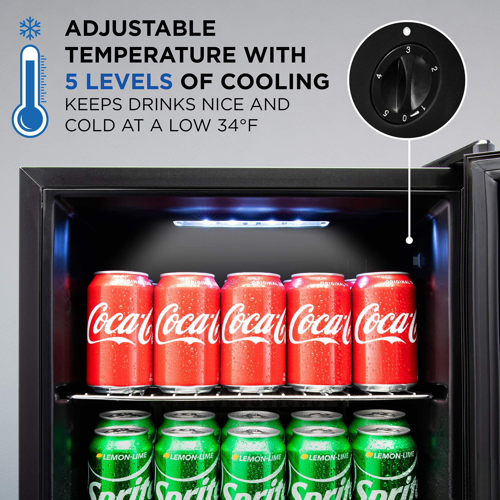 Foto 3 pulgar | Refrigerador De Bebidas Ivation 62 Lata Independiente 150 Ml - Venta Internacional.