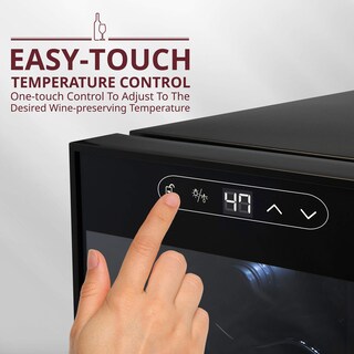 Foto 4 | Refrigerador De Vino Schmécké Para 28 Botellas Con Cierre, Color Negro - Venta Internacional.