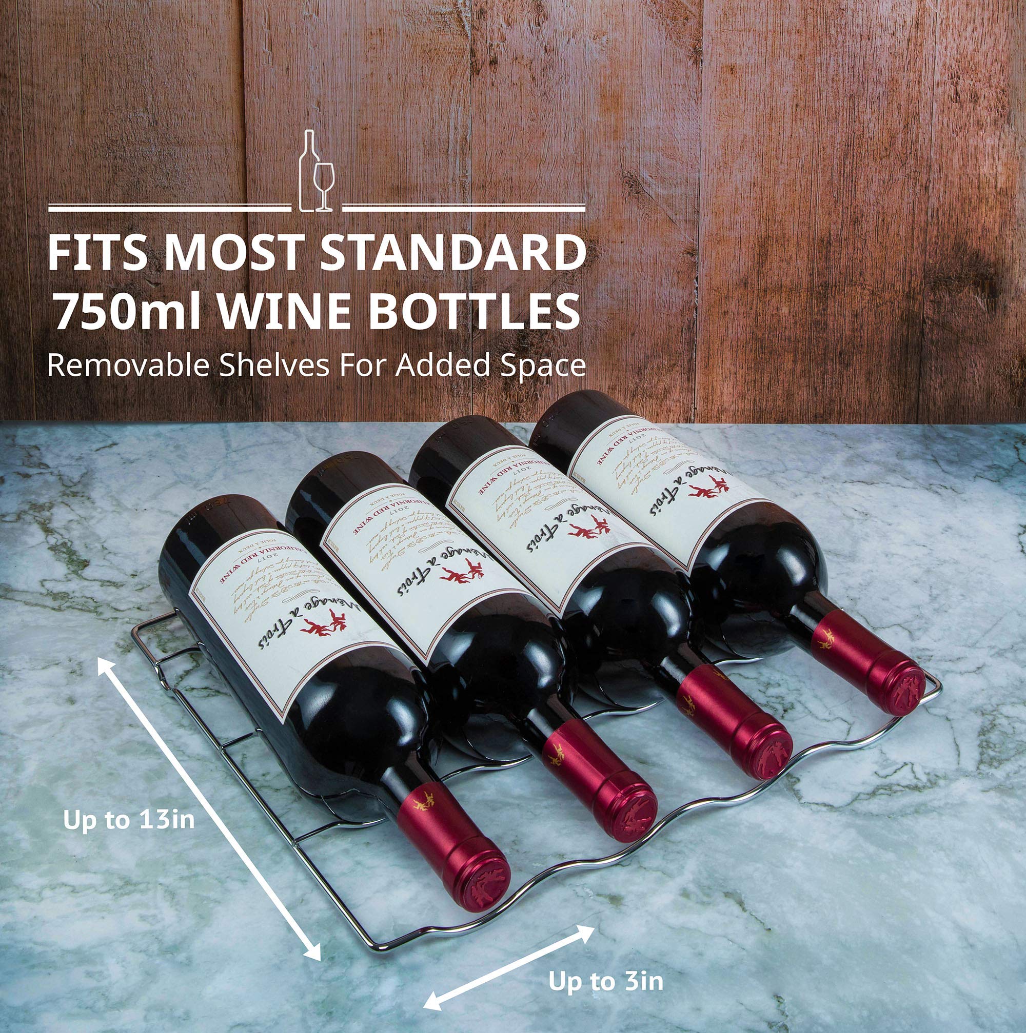 Foto 8 pulgar | Refrigerador De Vino Schmécké Para 28 Botellas Con Cierre, Color Negro - Venta Internacional.