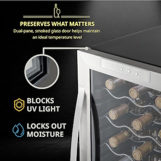 Foto 4 | Refrigerador De Vino Schmécké Para 18 Botellas Con Cierre 41°c-64°c - Venta Internacional.