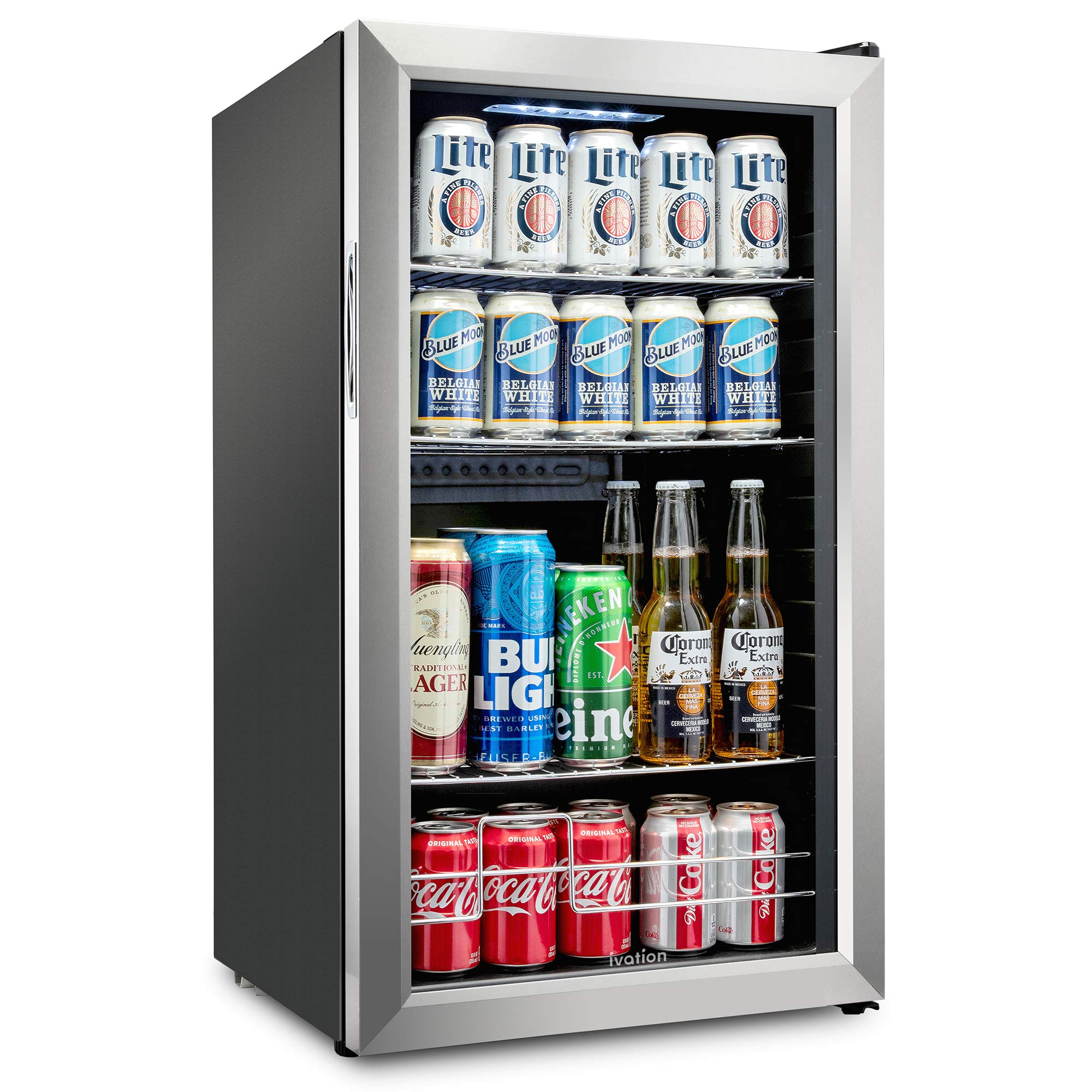Foto 2 pulgar | Refrigerador De Bebidas Ivation 126 Lata, Independiente, Inoxidable - Venta Internacional.