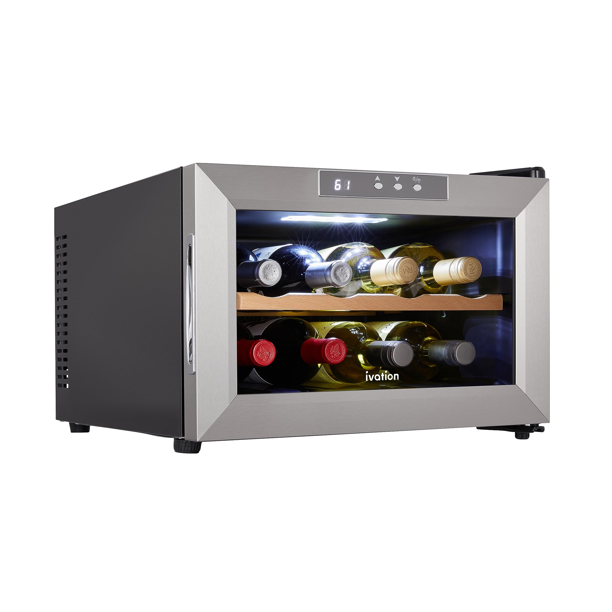 Foto 1 | Vinoteca Ivation Premium De Acero Inoxidable Para 8 Botellas - Venta Internacional.