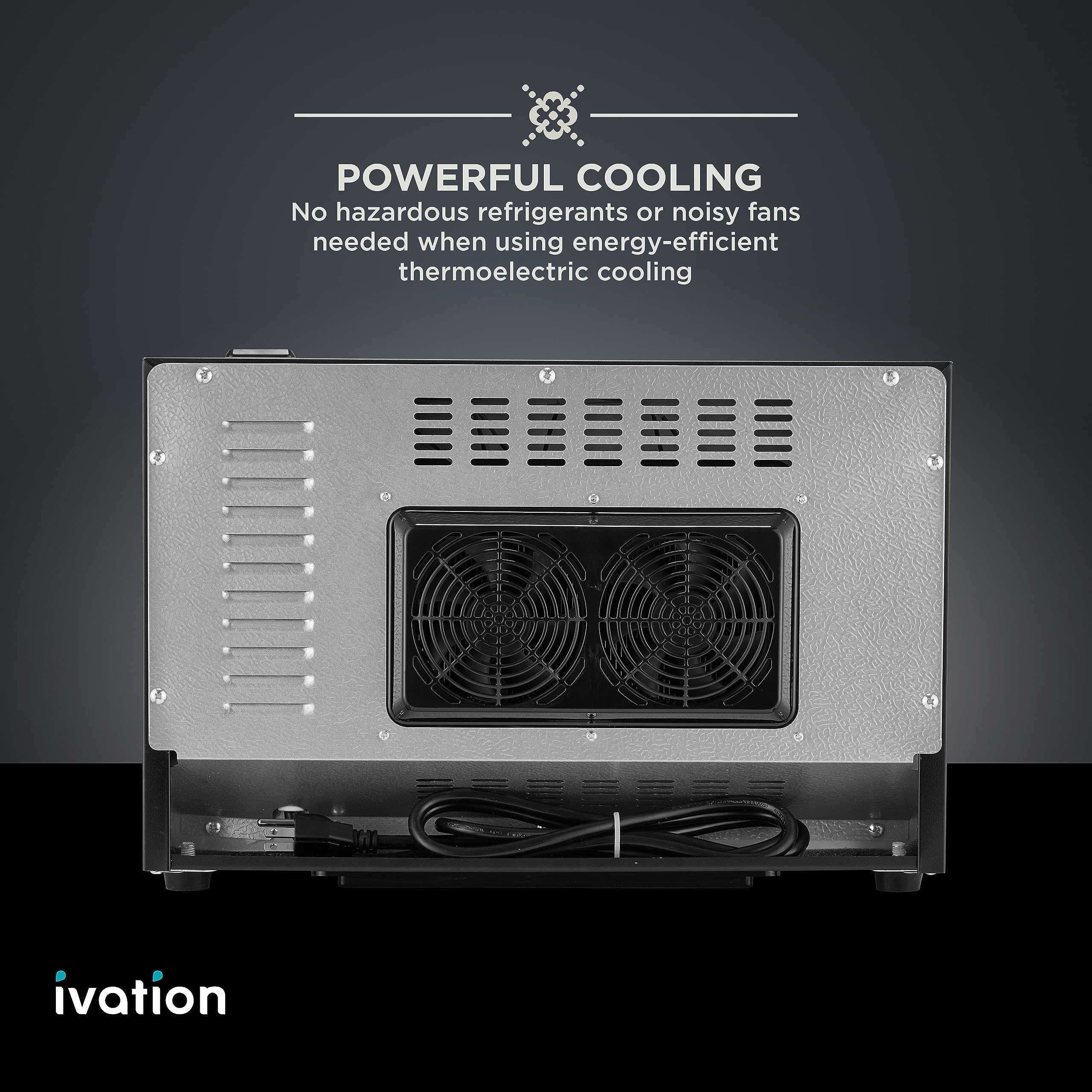 Foto 5 | Vinoteca Ivation Premium De Acero Inoxidable Para 8 Botellas - Venta Internacional.