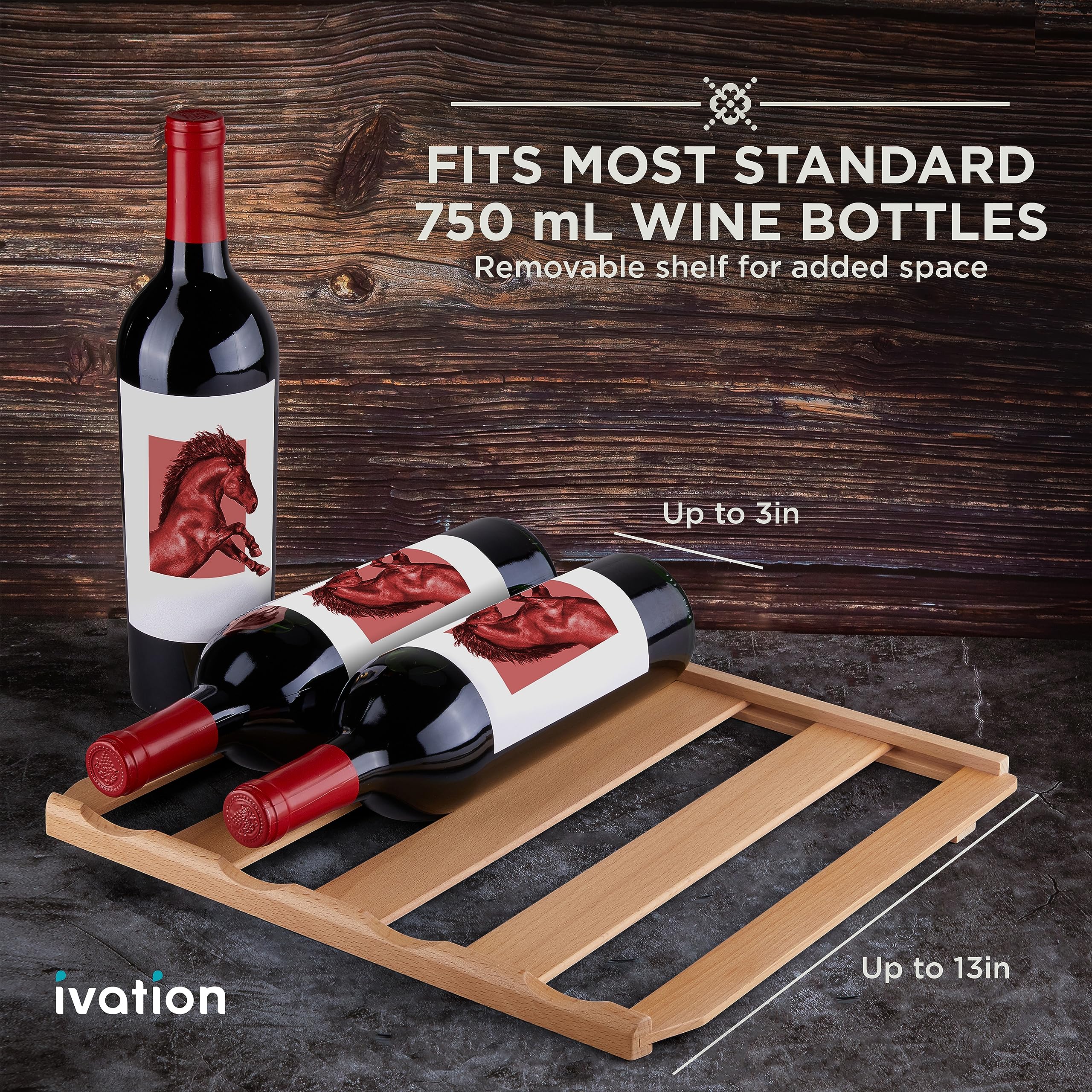 Foto 7 pulgar | Vinoteca Ivation Premium De Acero Inoxidable Para 8 Botellas - Venta Internacional.