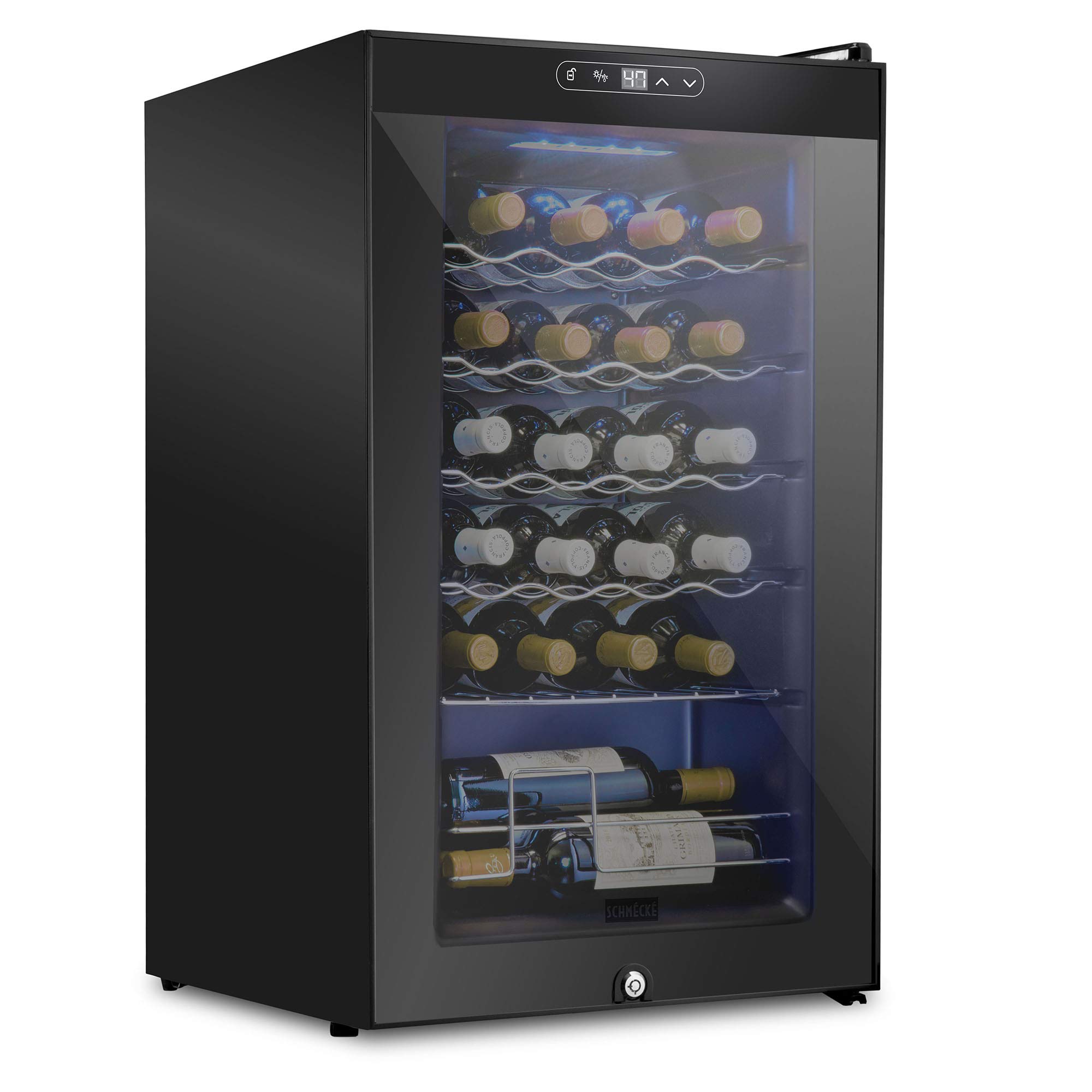 Foto 2 pulgar | Refrigerador De Vino Schmecke Para 24 Botellas Con Cierre, 41l-18l - Venta Internacional.