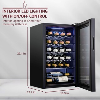 Foto 5 | Refrigerador De Vino Schmecke Para 24 Botellas Con Cierre, 41l-18l - Venta Internacional.