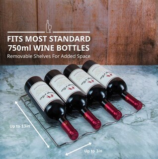 Foto 7 | Refrigerador De Vino Schmecke Para 24 Botellas Con Cierre, 41l-18l - Venta Internacional.