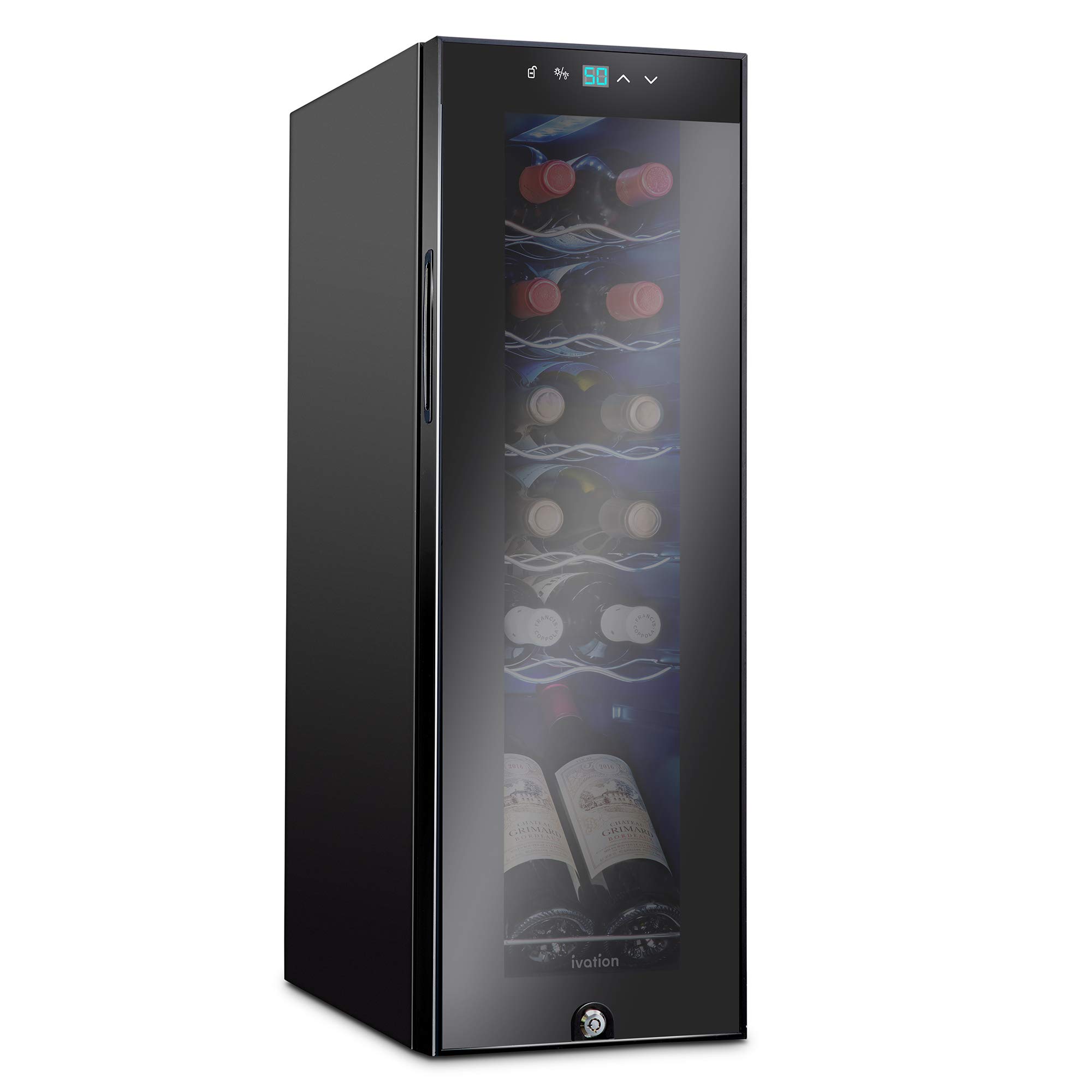 Foto 2 pulgar | Refrigerador De Vino Ivation Para 12 Botellas Con Cierre De 41 A 64 °f - Venta Internacional.
