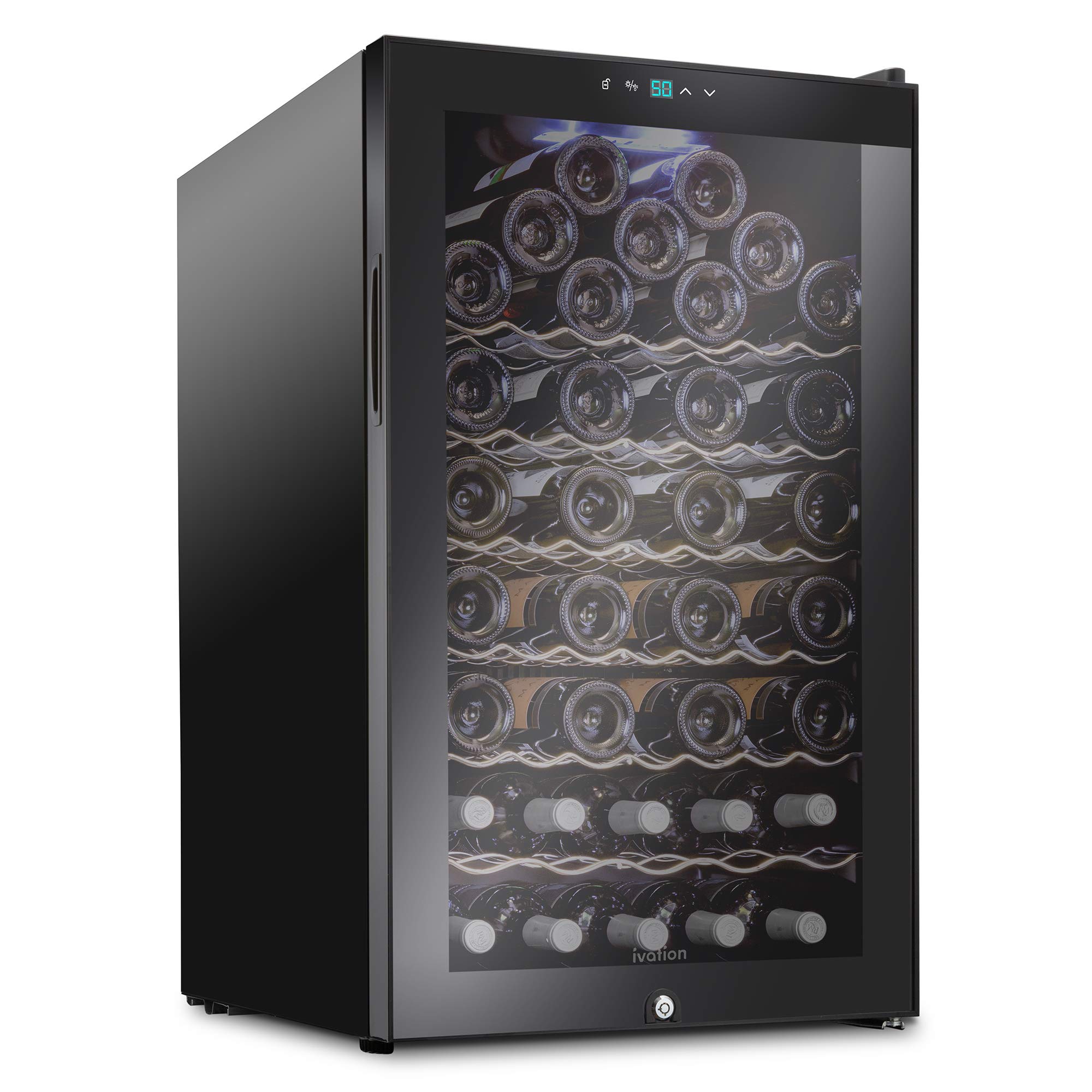 Refrigerador De Vino Ivation 51 Para Botellas Con Cierre, 120 L - Venta Internacional.