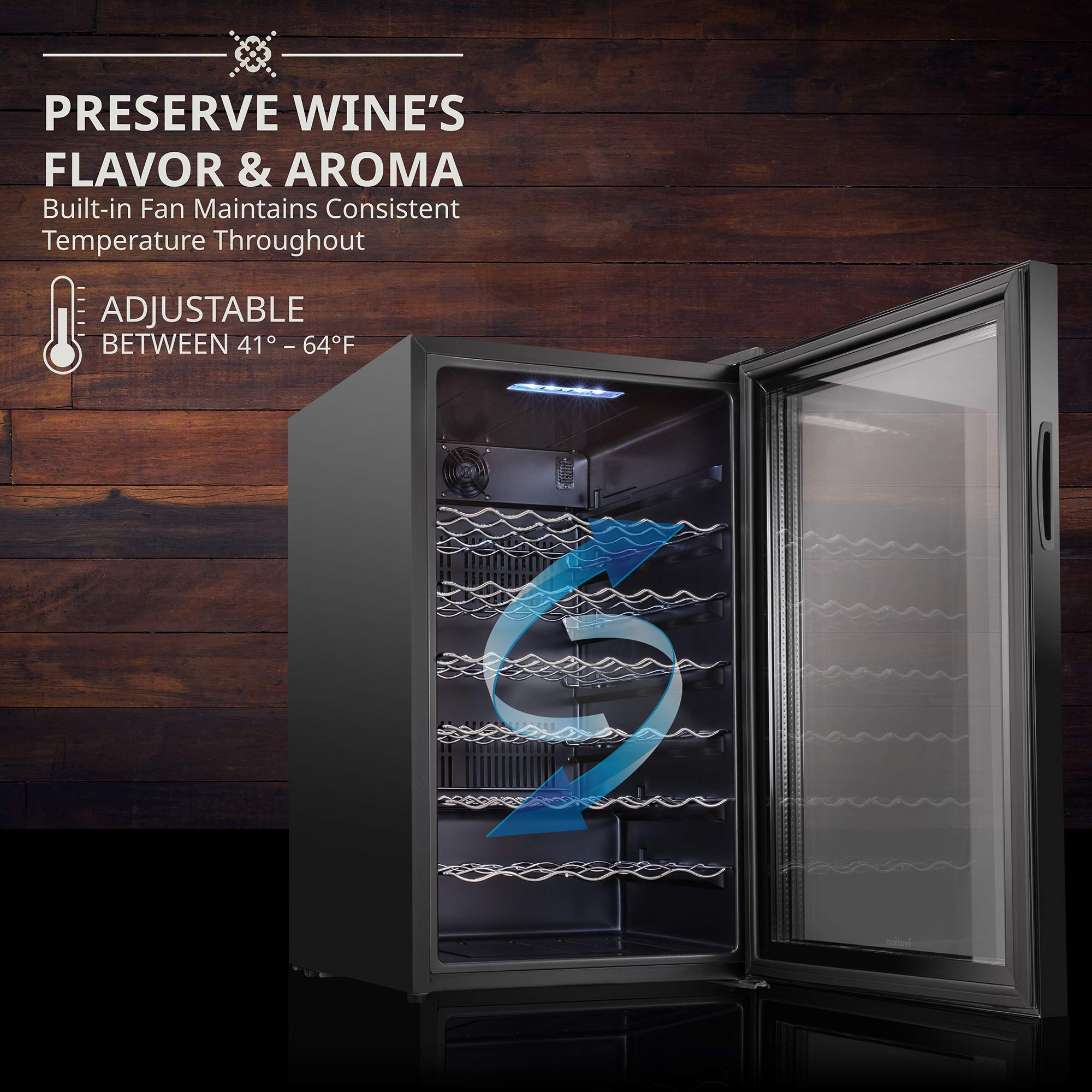 Foto 4 pulgar | Refrigerador De Vino Ivation 51 Para Botellas Con Cierre, 120 L - Venta Internacional.