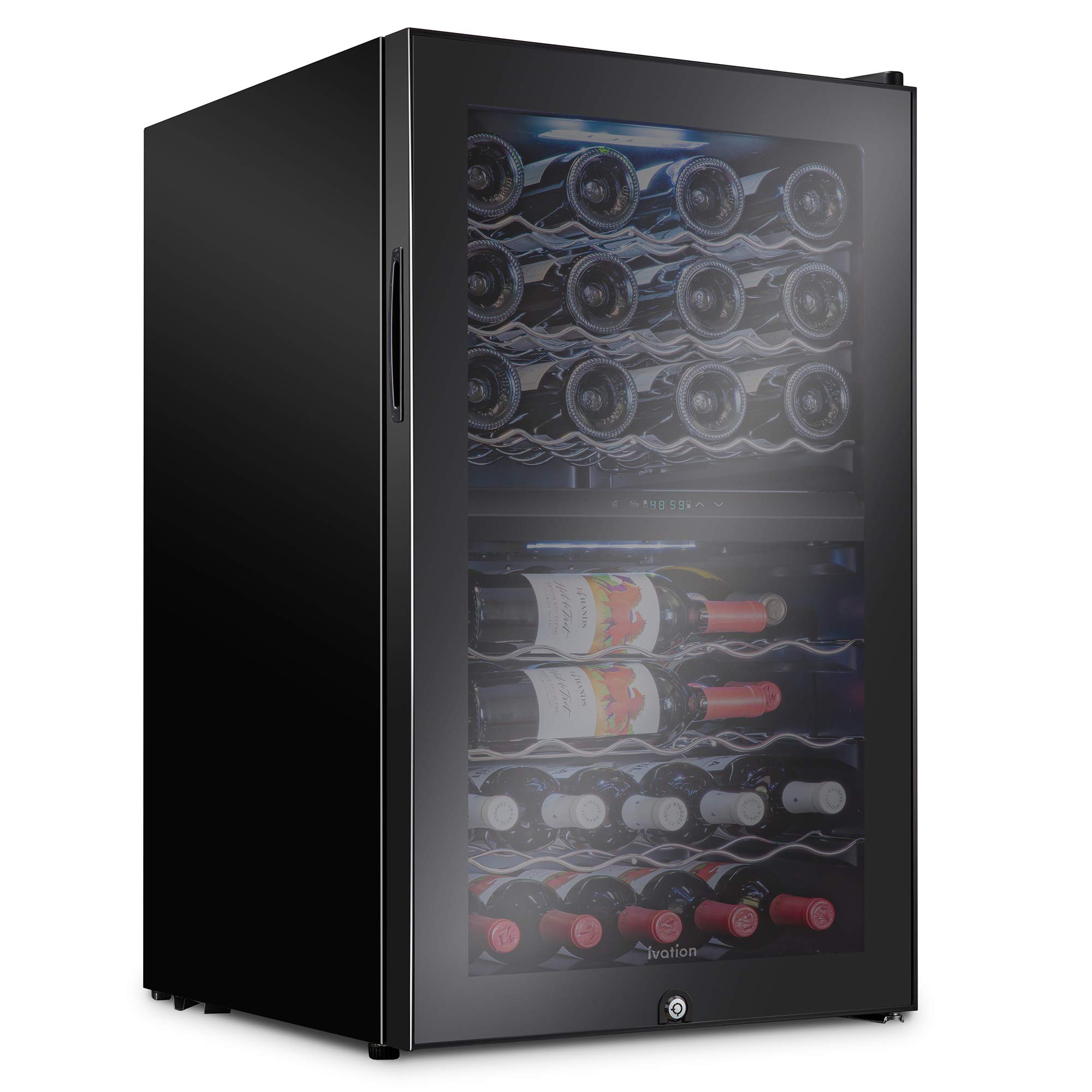 Refrigerador De Vino Ivation Para 43 Botellas, Doble Zona - Venta Internacional.
