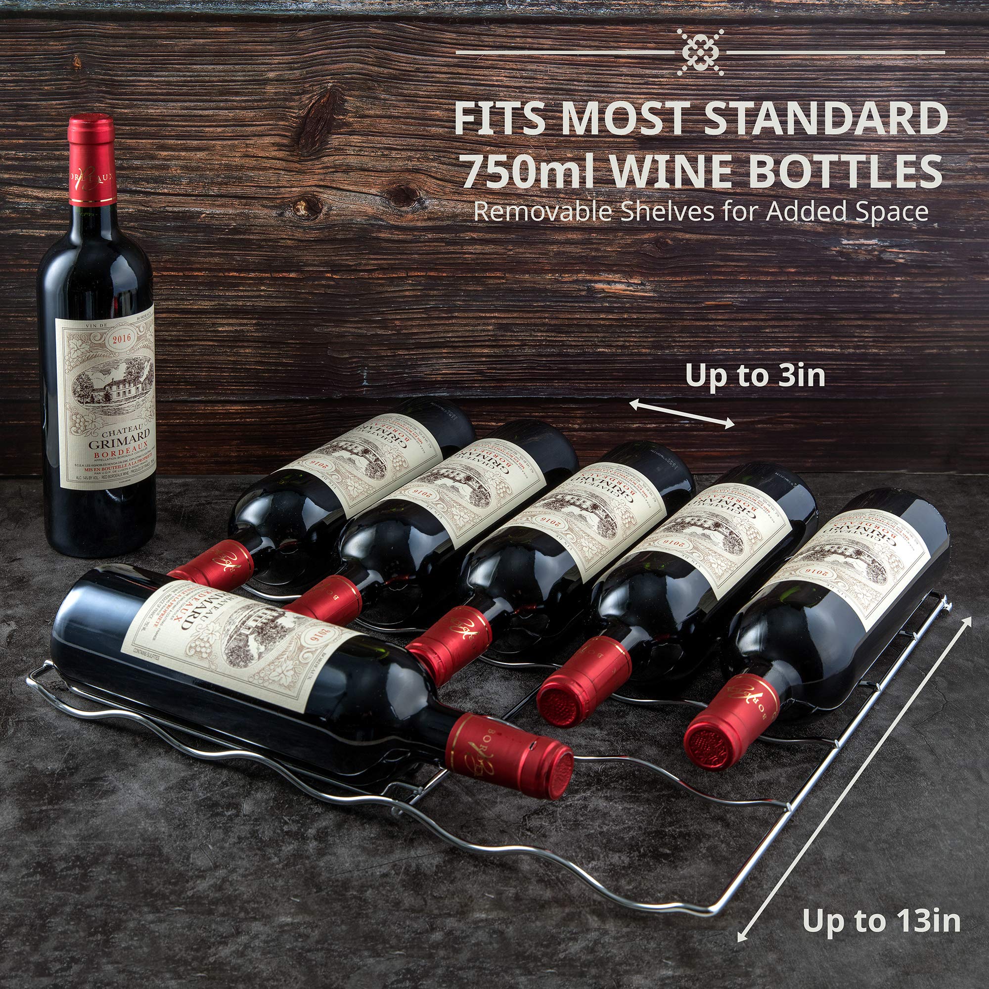 Foto 5 pulgar | Refrigerador De Vino Ivation Para 43 Botellas, Doble Zona - Venta Internacional.