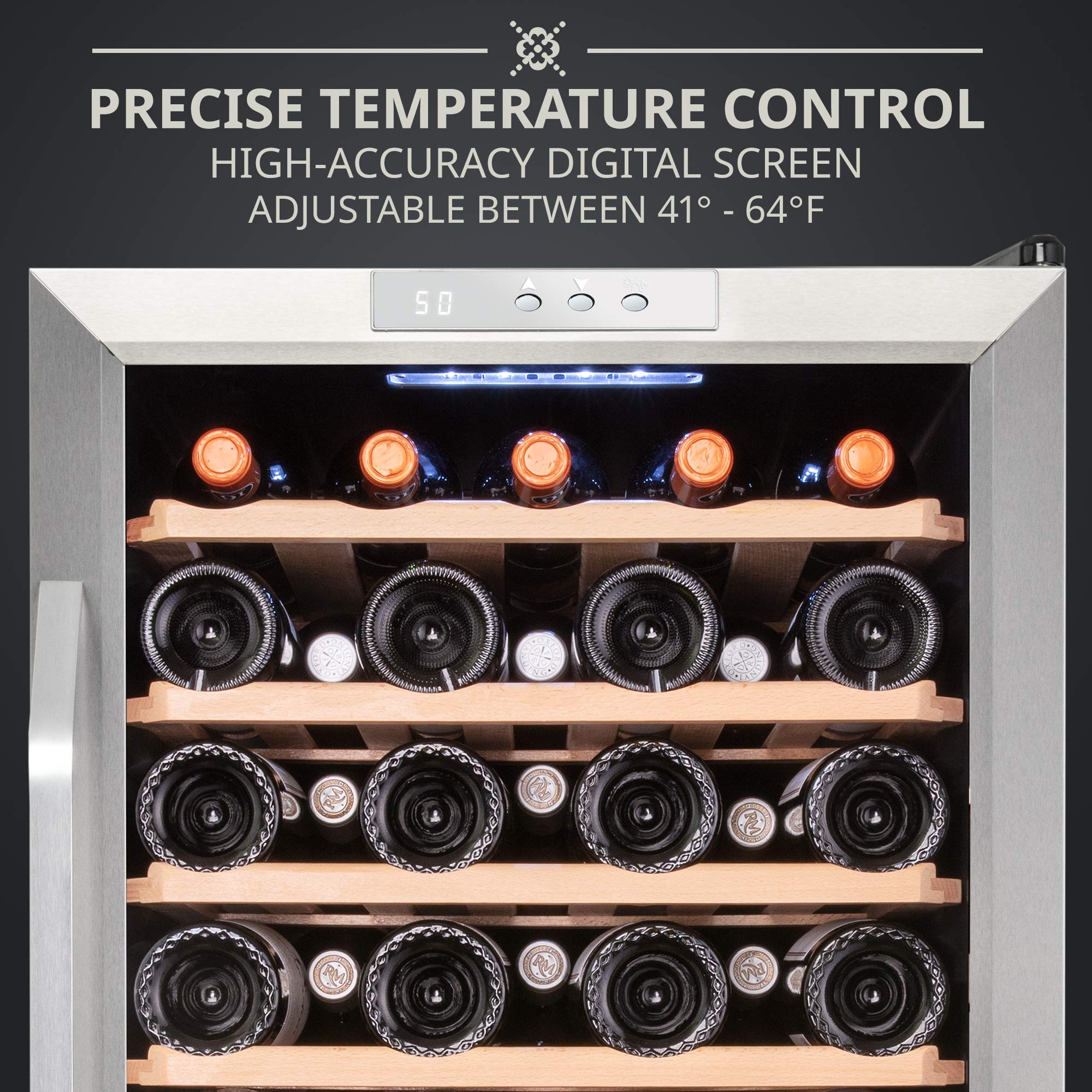 Foto 6 pulgar | Refrigerador De Vino Ivation 51 Para Botellas Con Cierre, 120 L - Venta Internacional.
