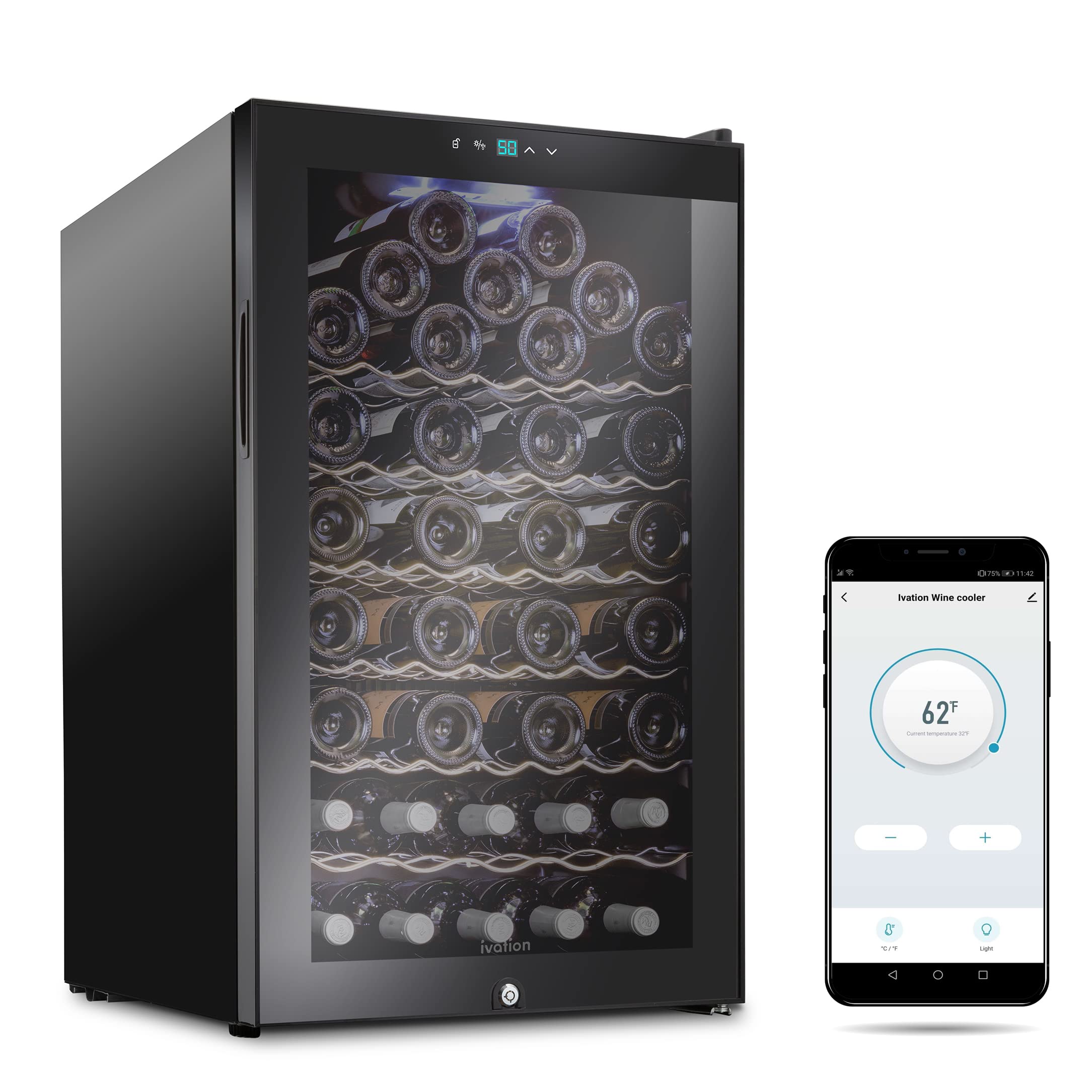 Foto 1 | Wine Cooler Refrigerator Ivation 51, Compresor Para Botellas - Venta Internacional.
