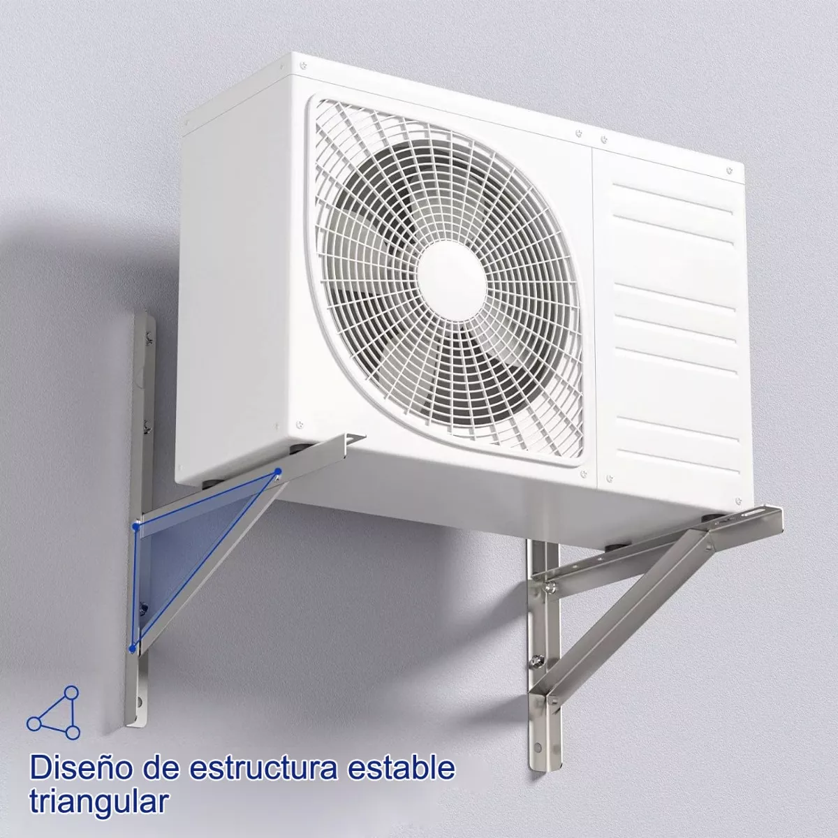 Foto 5 pulgar | Base Soporte Pared Condensador Eo Safe Imports Esi-15607 Plata