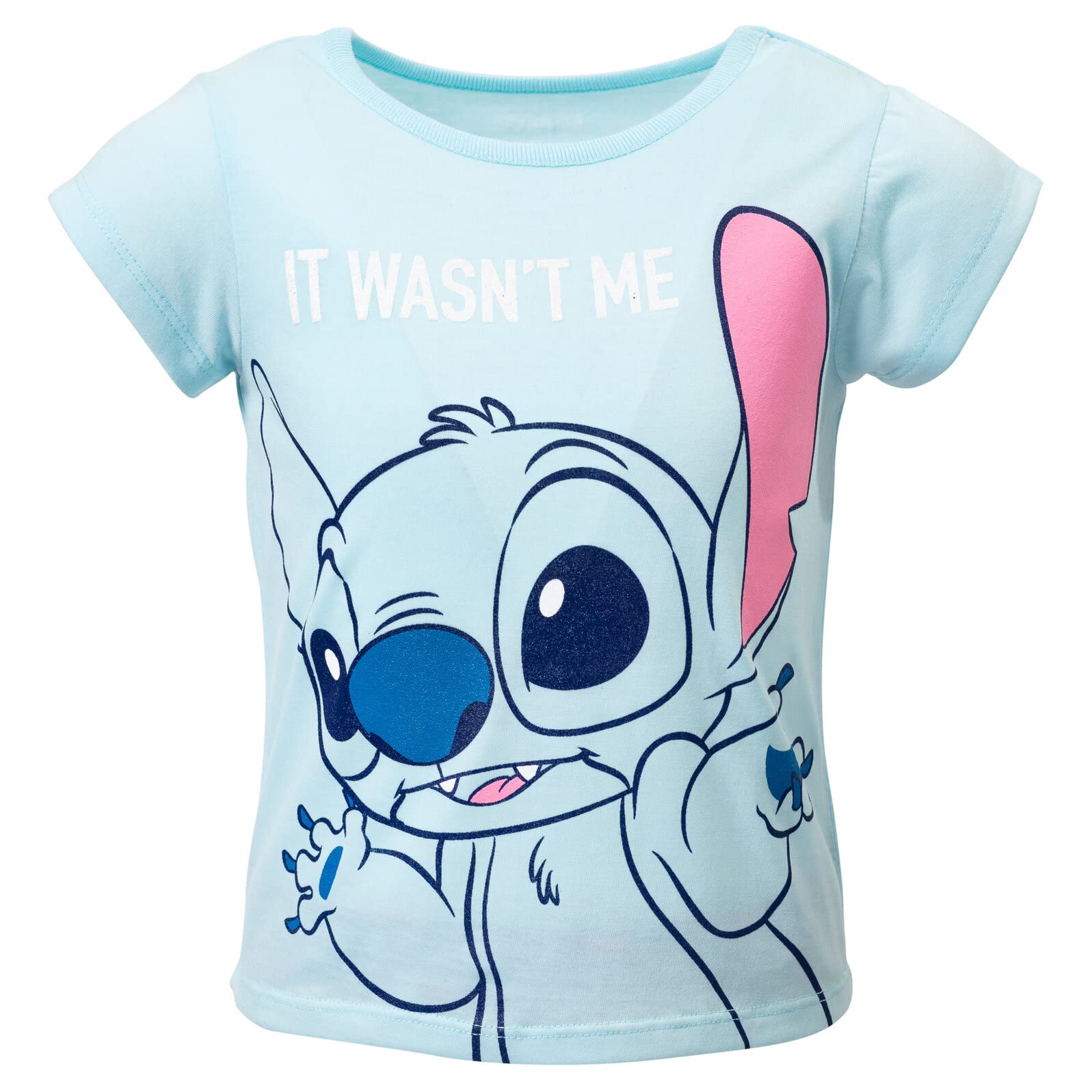 Foto 7 pulgar | Set De Ropa Disney Lilo & Stitch Para Niñas Pequeñas De 5 Años, Azul - Venta Internacional.