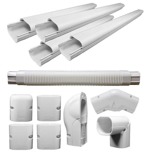 Foto 1 | Kit De Cubiertas Decorativas De Pvc Delgado Para Aires Acondicionados Y Bombas De Calor Minisplit Pioneer - Vent