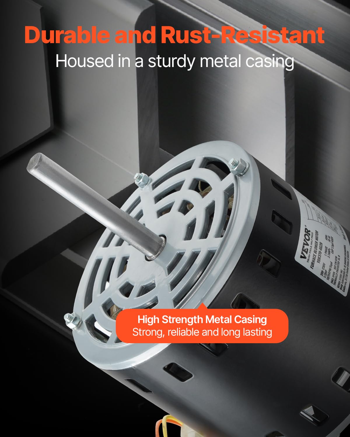 Foto 5 pulgar | Motor Soplador De Horno Vevor, 1/2 Hp, 1075 Rpm, 5 Velocidades, 208/230 V - Venta Internacional.