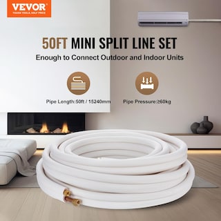 Foto 2 | Set De Líneas Vevor De 50 Pies Para Aire Acondicionado Mini Split - Venta Internacional.