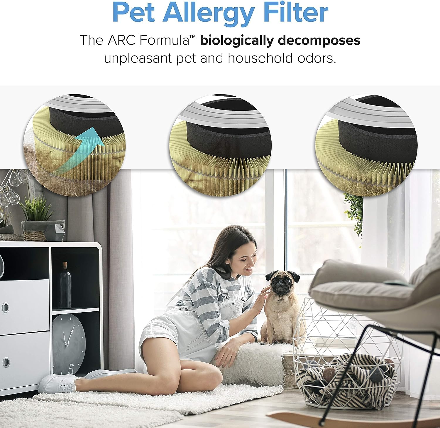 Foto 6 | Filtro De Repuesto Para Purificador De Aire Levoit Core 300, 1 Paquete - Venta Internacional.