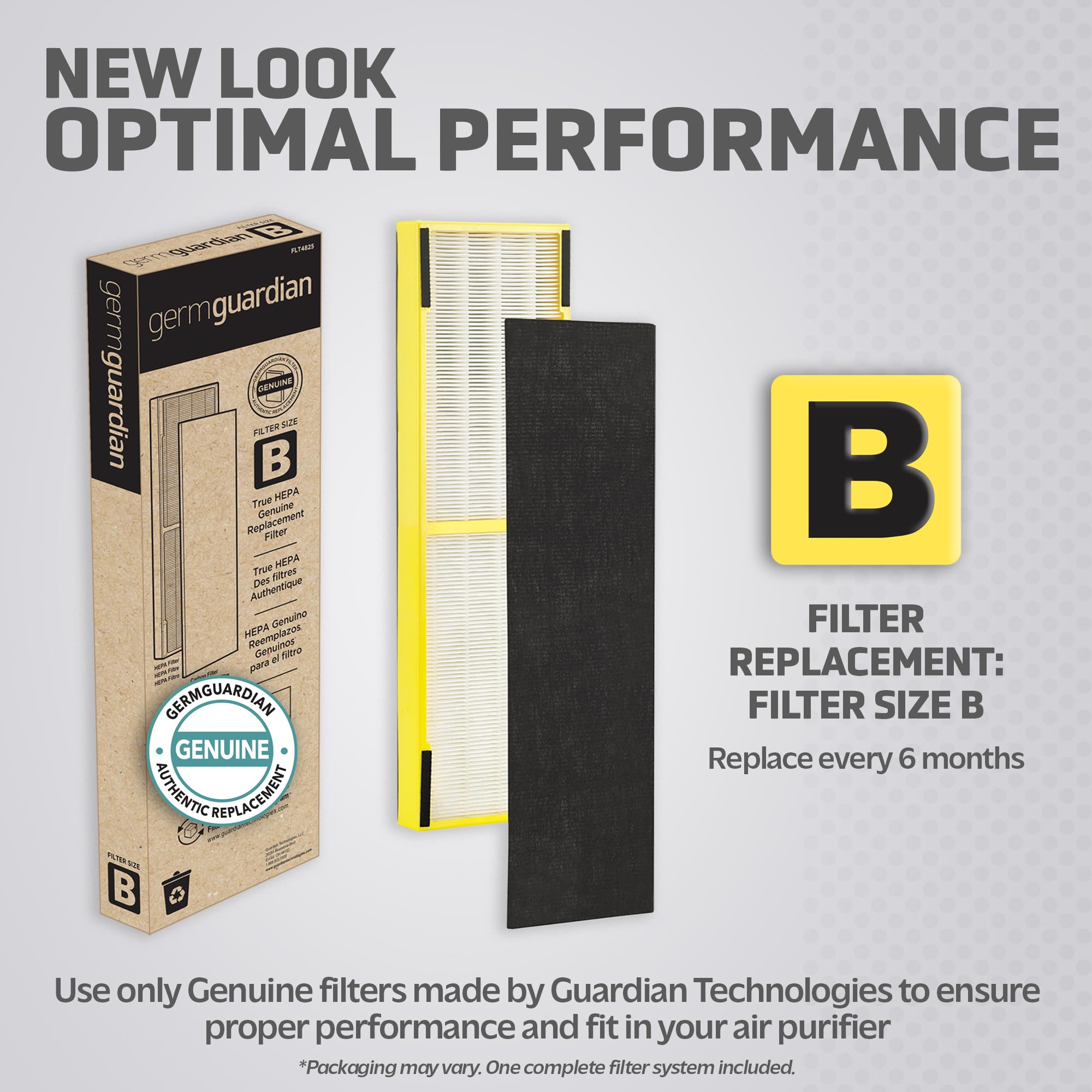 Foto 3 pulgar | Filtro De Repuesto Germguardian Hepa Pure B Para Ac4825, Paquete De 4 - Venta Internacional.