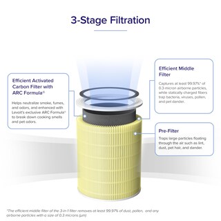 Foto 5 | Filtro De Repuesto Para Purificador De Aire Levoit Core 600s-rf-pa, Paquete De 1 - Venta Internacional.