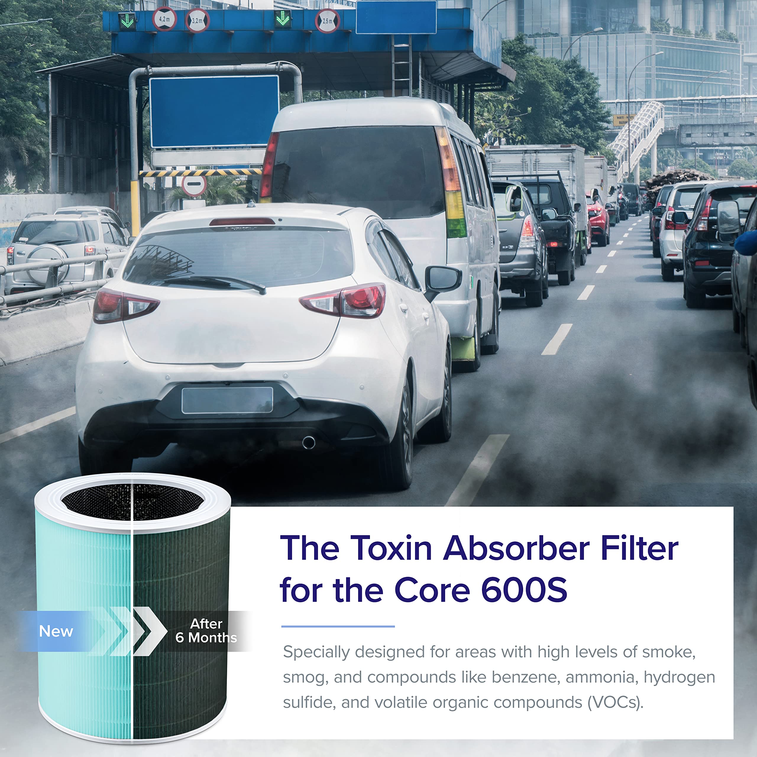 Foto 5 pulgar | Filtro De Repuesto Para Purificador De Aire Levoit Core 600s-rf-tx, Paquete De 1 - Venta Internacional.
