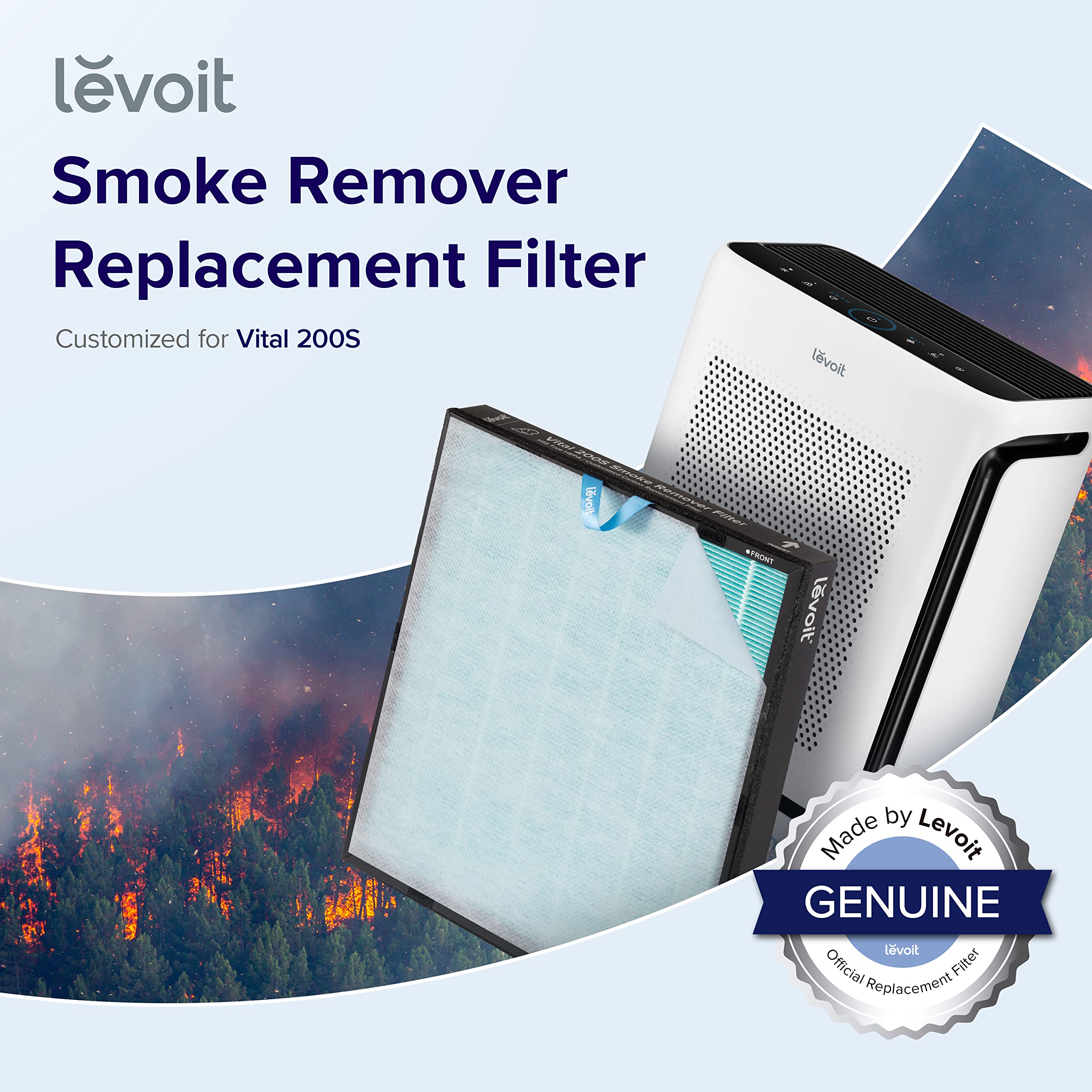 Foto 3 pulgar | Eliminador De Humo Levoit Vital 200s-p De Repuesto Para Purificador De Aire - Venta Internacional.