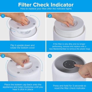 Foto 6 | Filtro De Repuesto Para Purificador De Aire Levoit Core 300, Paquete De 2 - Venta Internacional.