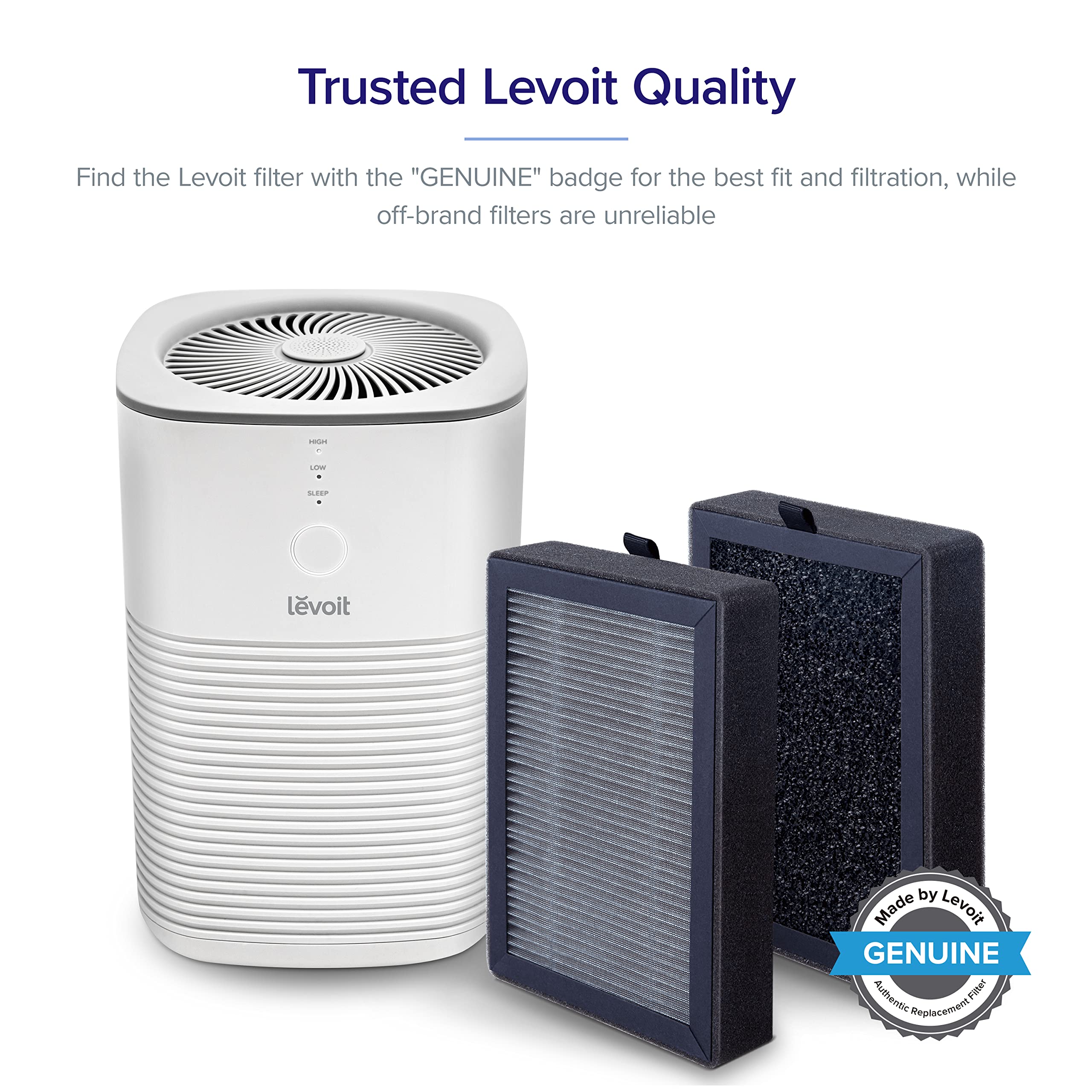 Foto 2 | Repuesto Para Purificador De Aire Levoit Lv-h128, 3 Etapas, Paquete De 2 - Venta Internacional.