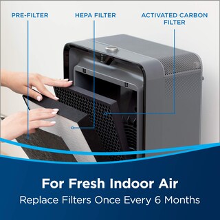 Foto 3 | Filtros de Repuesto Purificadores de Aire Bissell Air220 3315 Negro - Venta Internacional