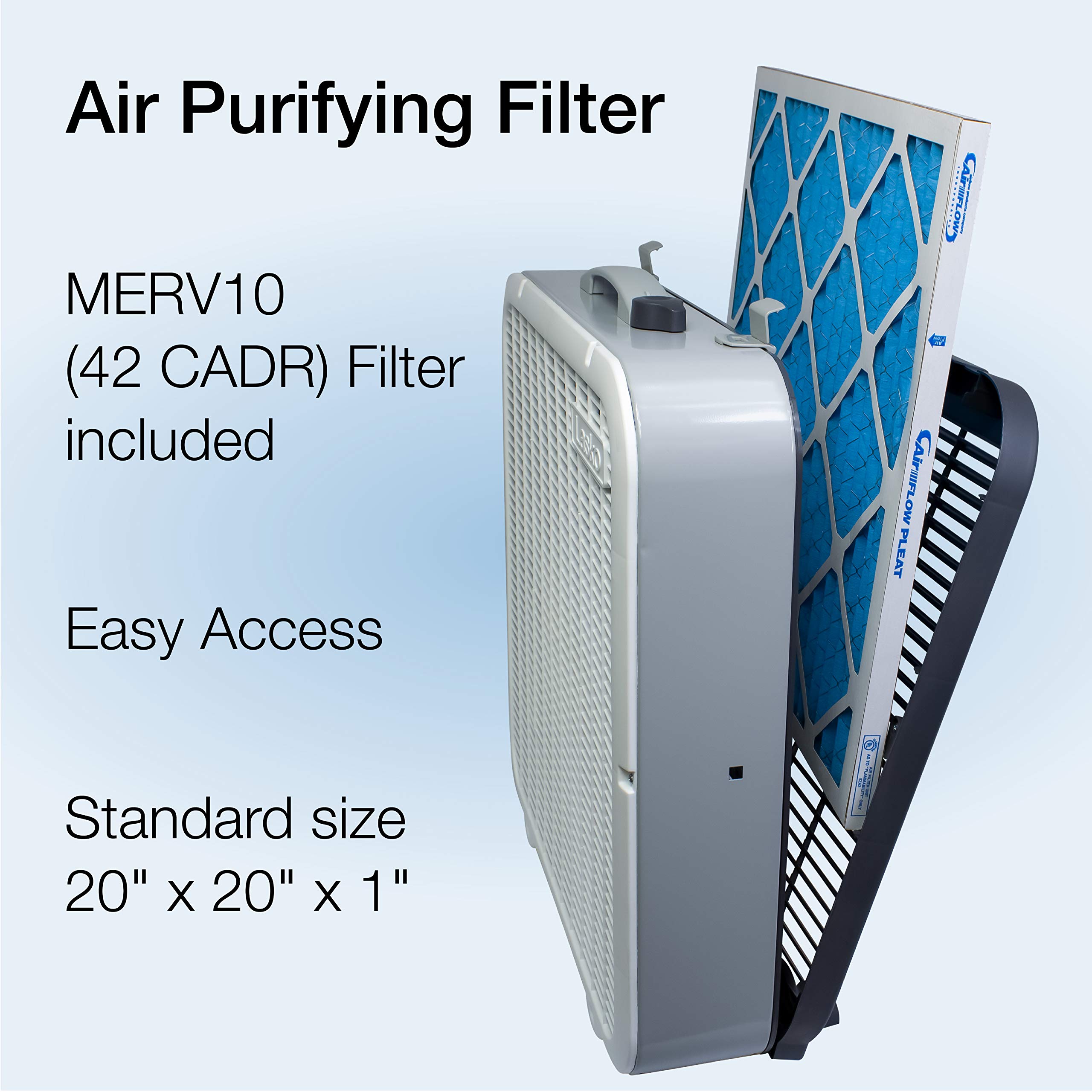 Foto 6 pulgar | Ventilador de Caja y Purificador de Aire Lasko Air Flex 20 con Filtro MERV10 - Venta Internacional