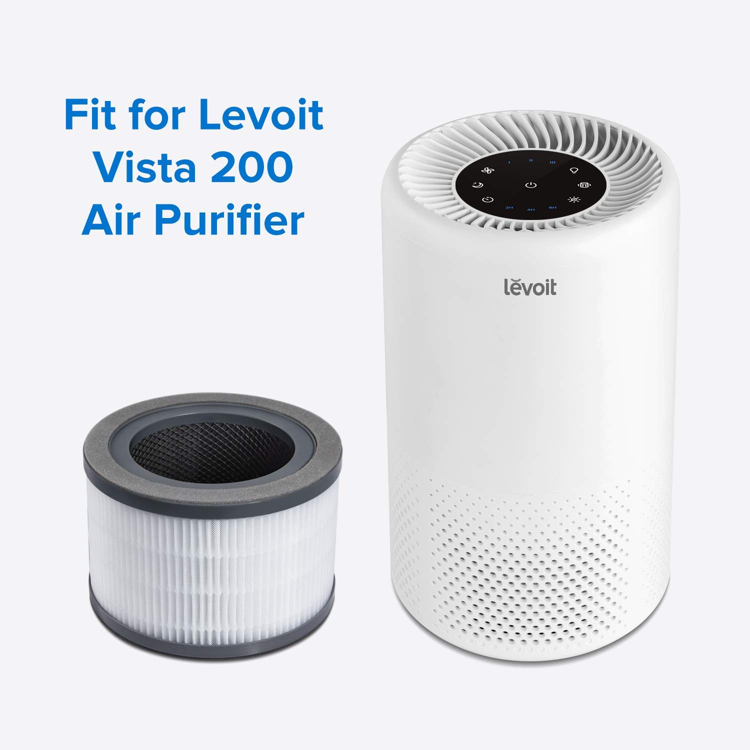 Foto 6 pulgar | Filtro De Repuesto Para Purificador De Aire Levoit Vista 200, Paquete De 2 - Venta Internacional.