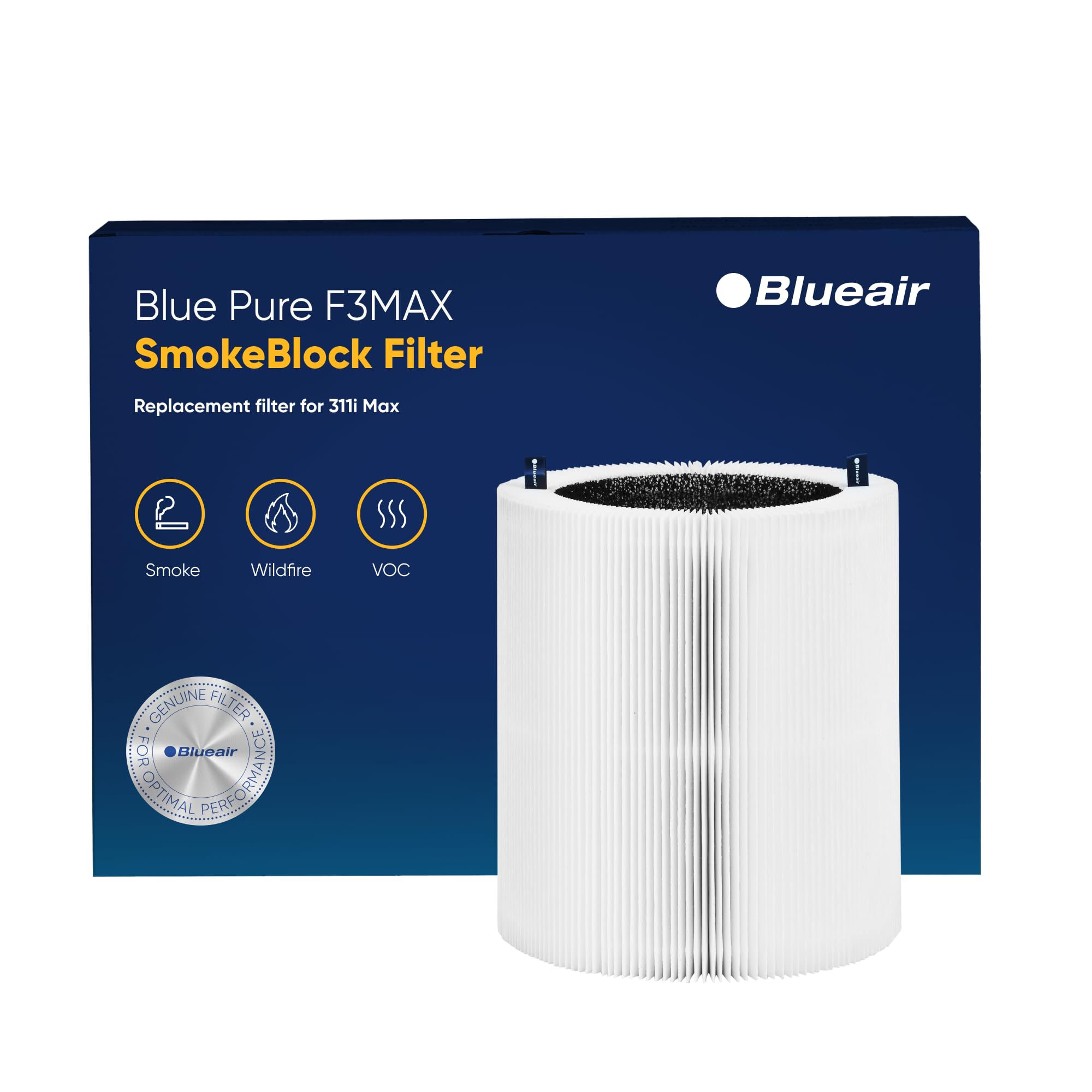 Foto 2 pulgar | Filtro De Repuesto Blueair Blue Pure 311i Max Smokeblock - Venta Internacional.
