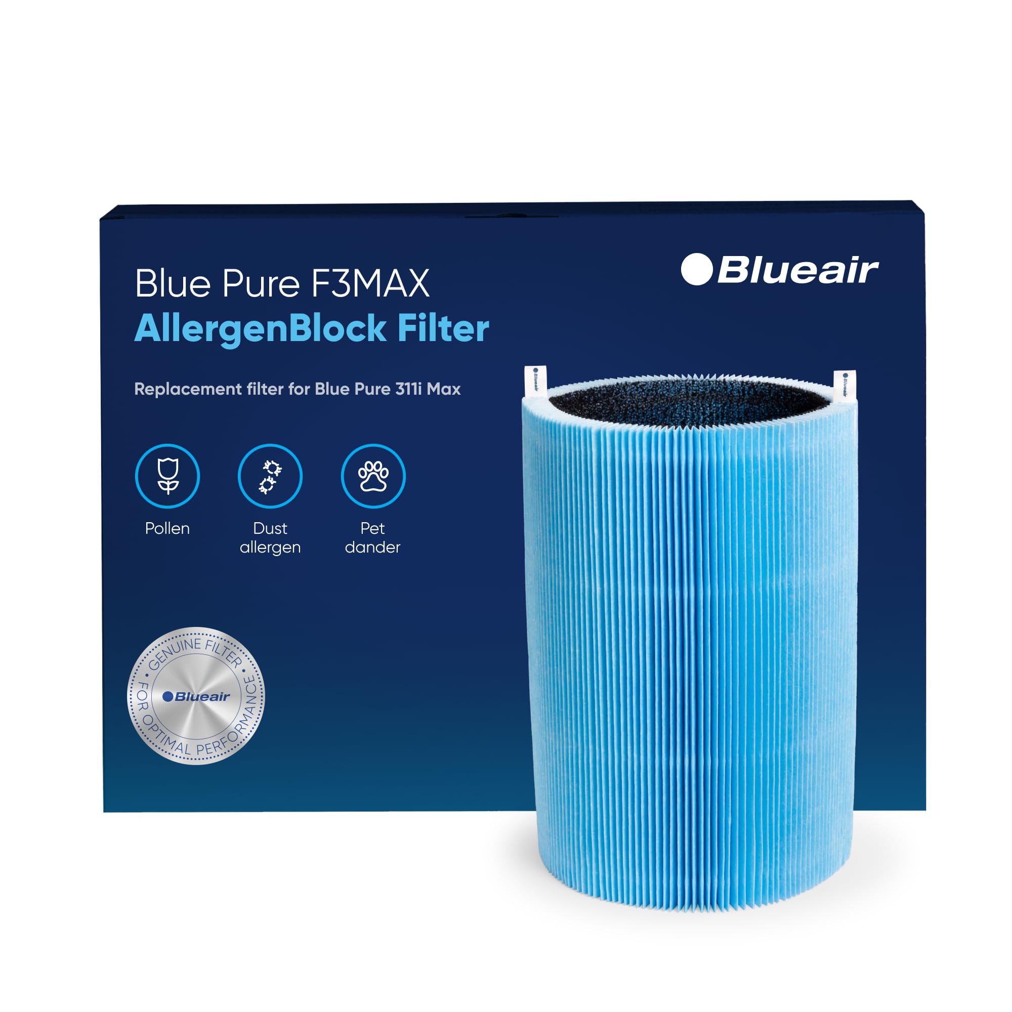 Foto 2 pulgar | Filtro Purificador De Aire Blueair Blue Pure 311i Max Series - Venta Internacional.