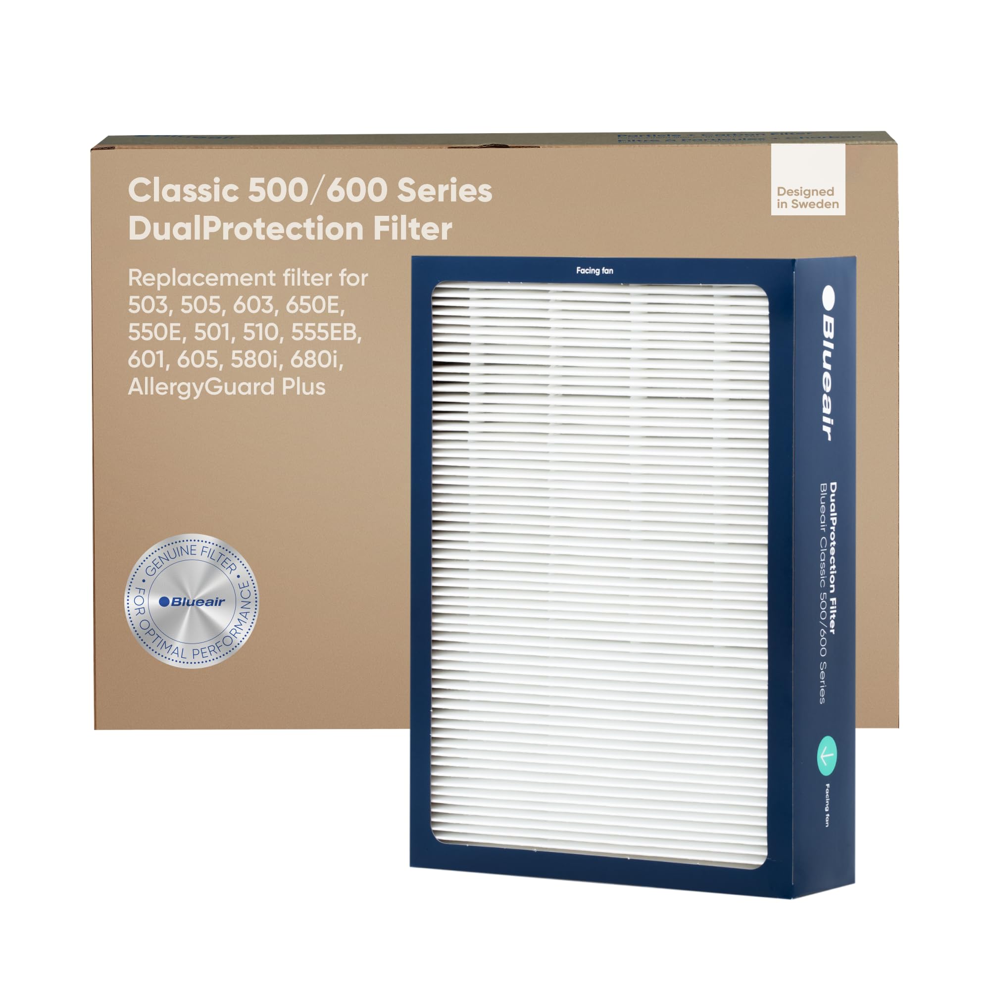 Foto 1 | Filtro De Repuesto Blueair Classic Serie 500/600 (paquete De 3) - Venta Internacional.