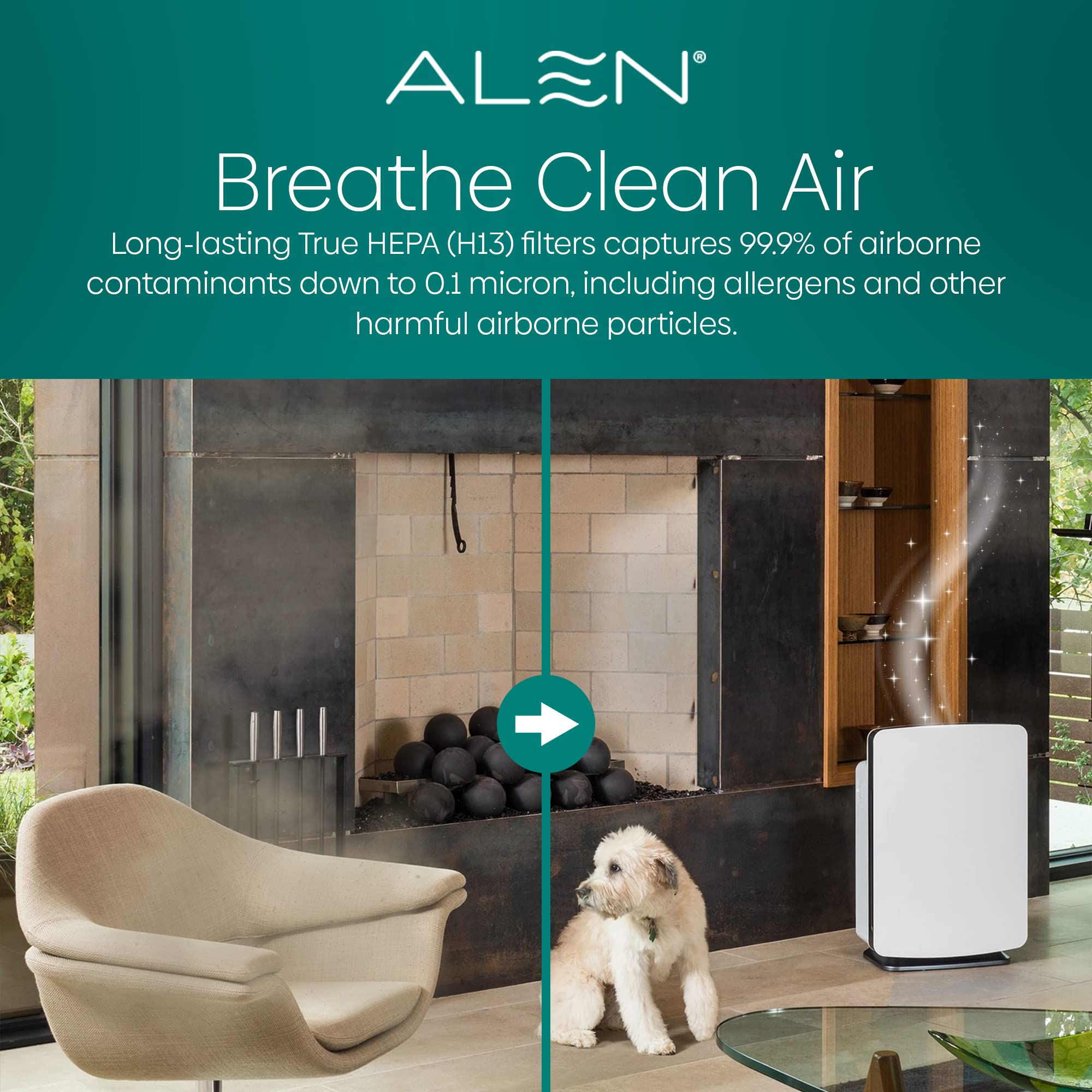 Foto 7 pulgar | Filtro De Aire Alen Bf35-voc/smoke De Repuesto Para Breathesmart - Venta Internacional.