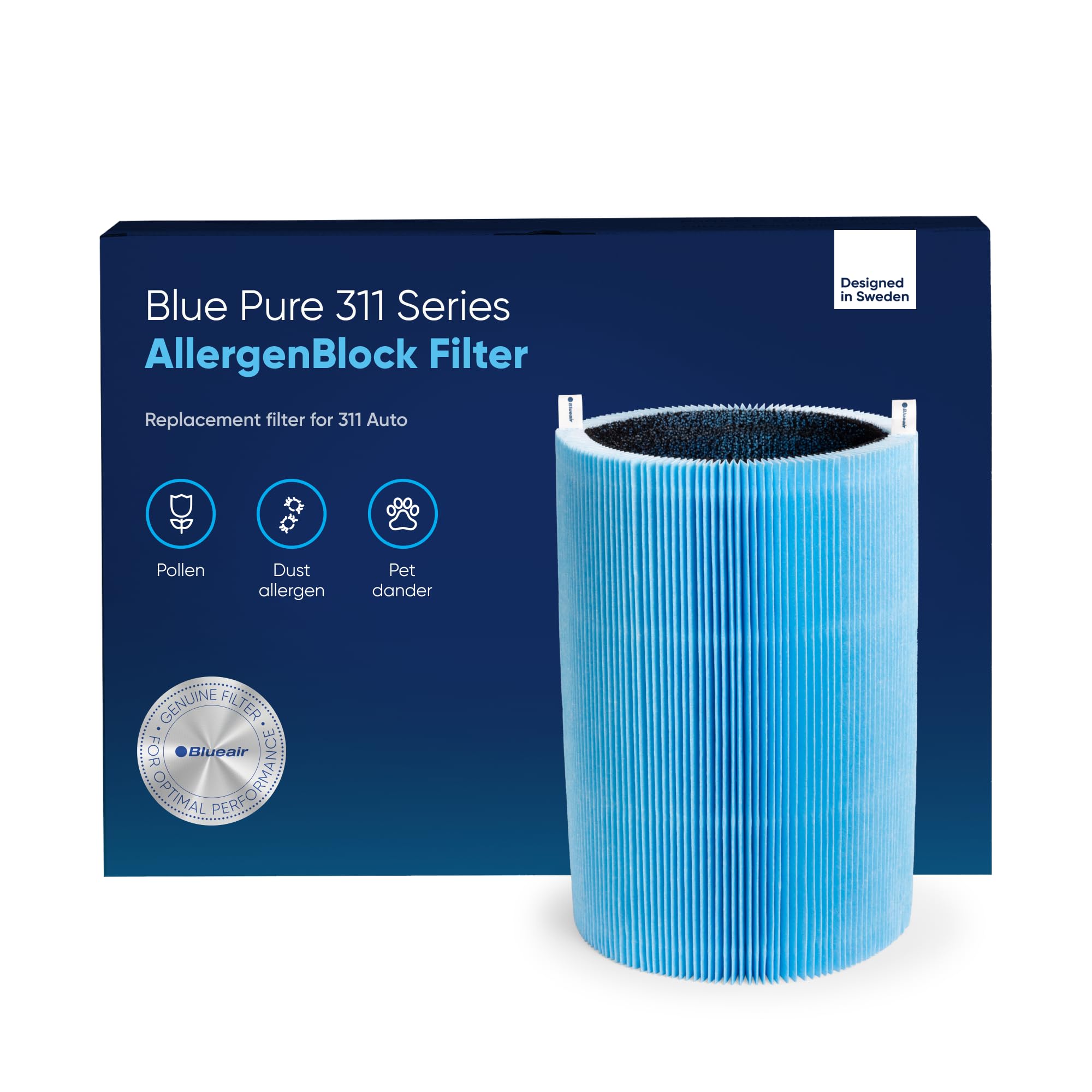 Foto 2 pulgar | Filtro Purificador De Aire Blueair Blue Pure 311 Auto Series - Venta Internacional.