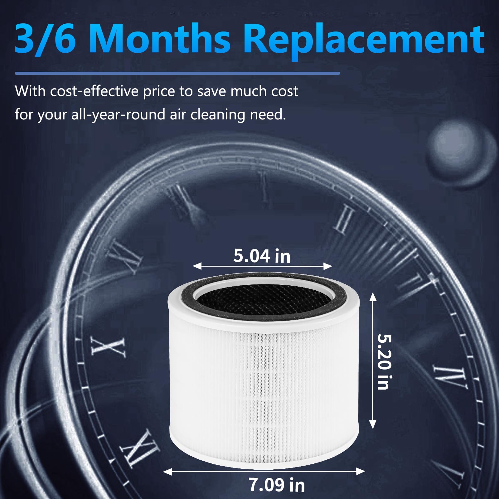 Foto 5 pulgar | Filtro De Repuesto Funmit Core 200s Para Purificador De Aire Levoit Core 200s - Venta Internacional.