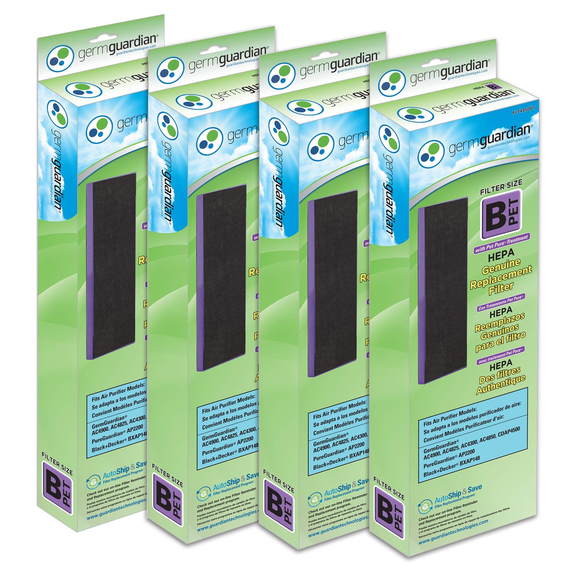 Foto 2 pulgar | Filtro De Repuesto Germguardian Pet Pure Hepa Para Ac4825 - Venta Internacional.