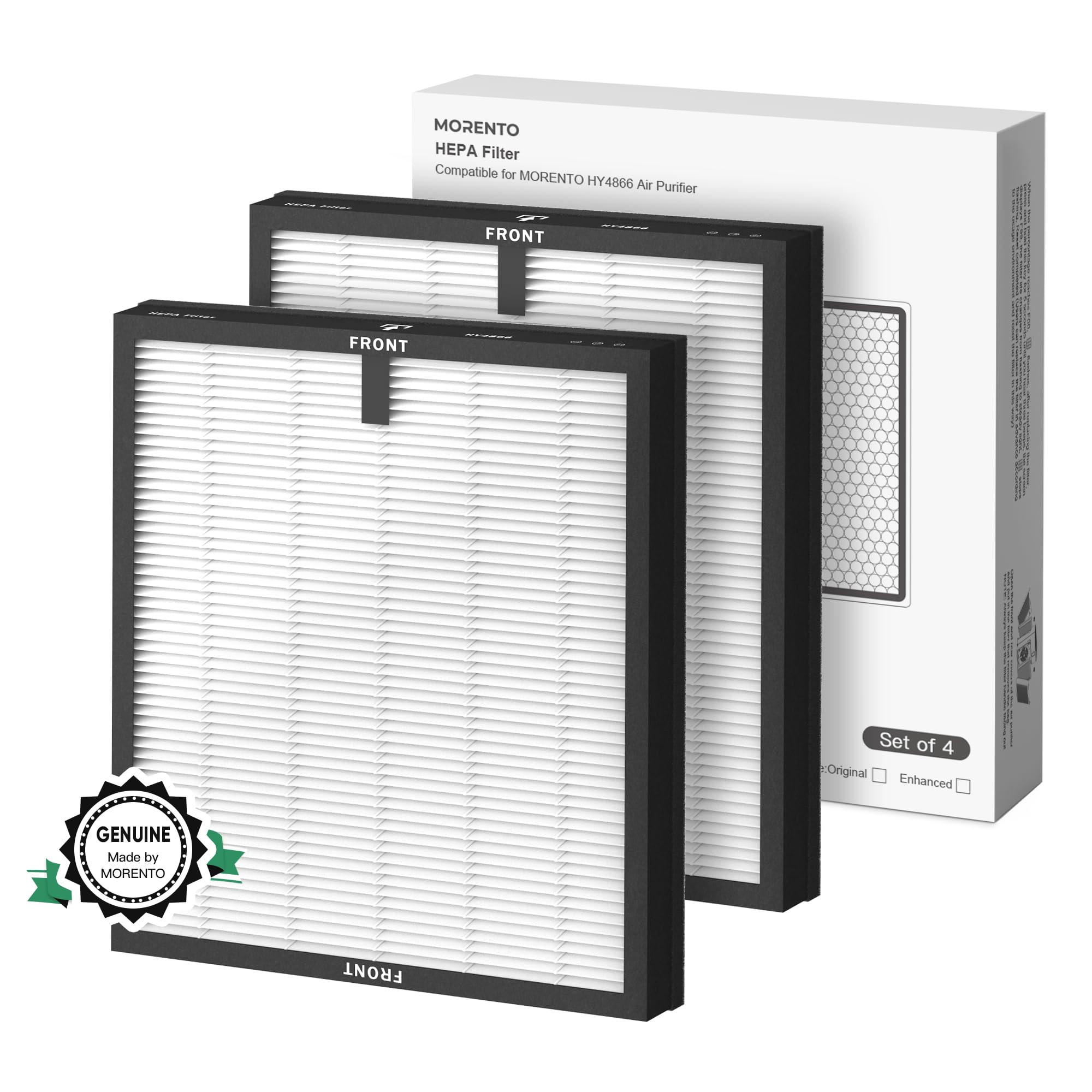 Filtro De Repuesto Para Purificador De Aire Morento Hy4866 (paquete De 4) - Venta Internacional.