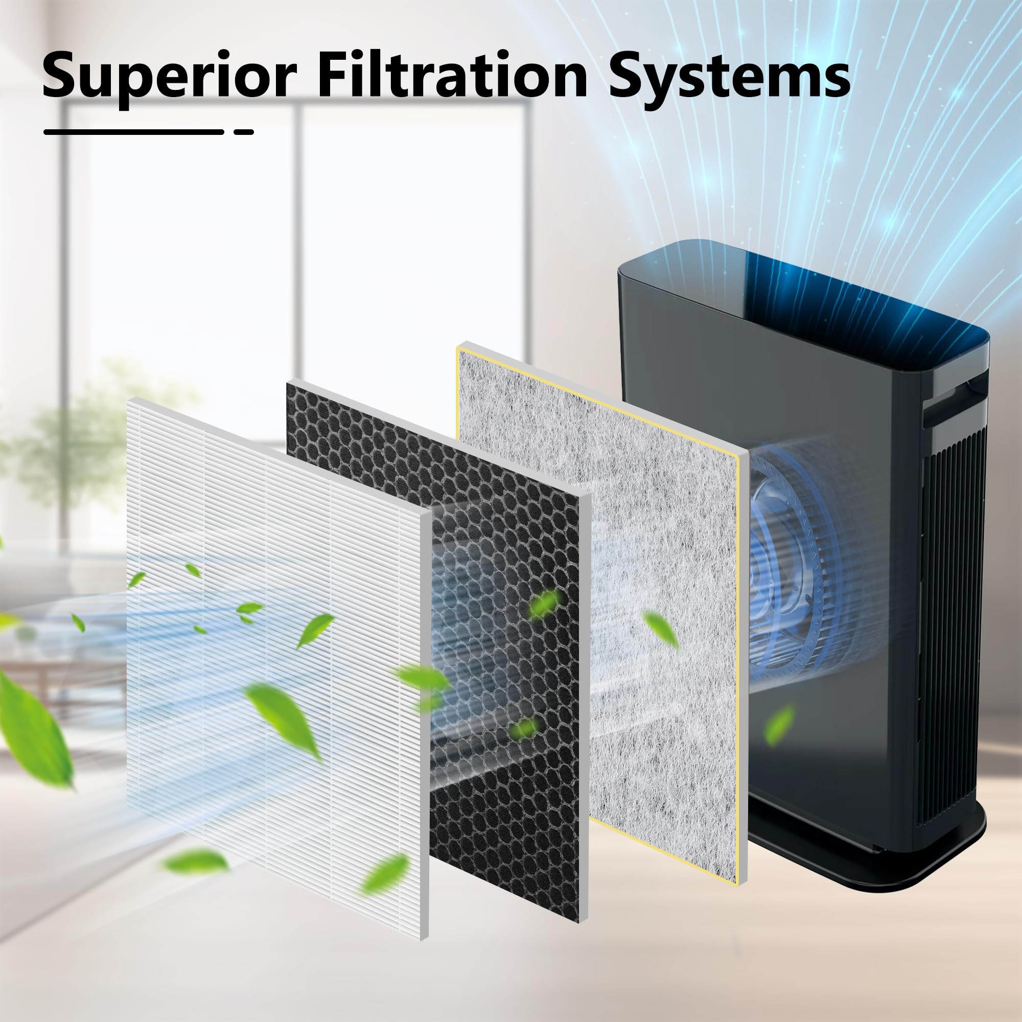 Foto 6 pulgar | Filtro De Repuesto Para Purificador De Aire Shark He400 He401 - Venta Internacional.