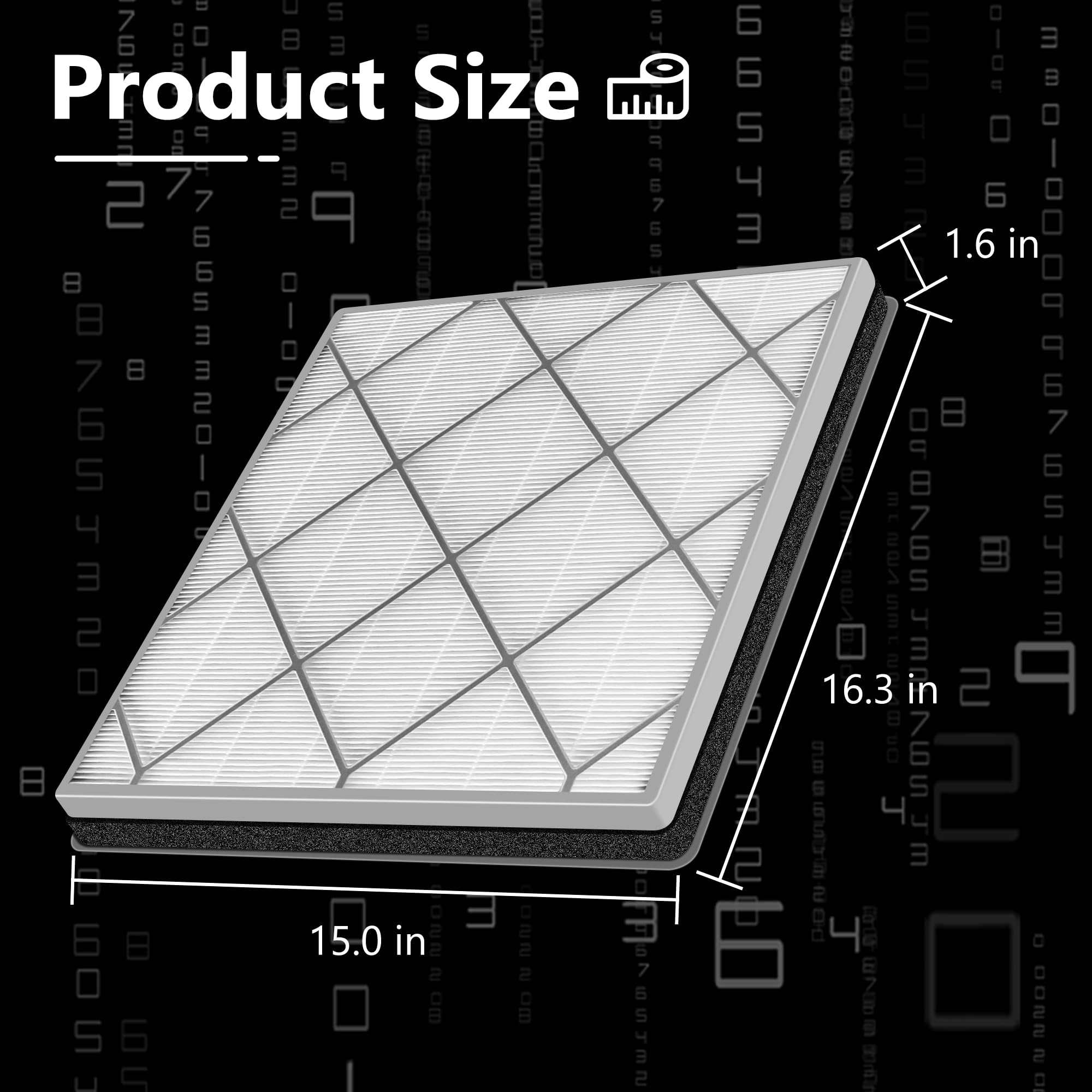 Foto 7 pulgar | Filtro De Repuesto Para Purificador De Aire Shark He400 He401 - Venta Internacional.