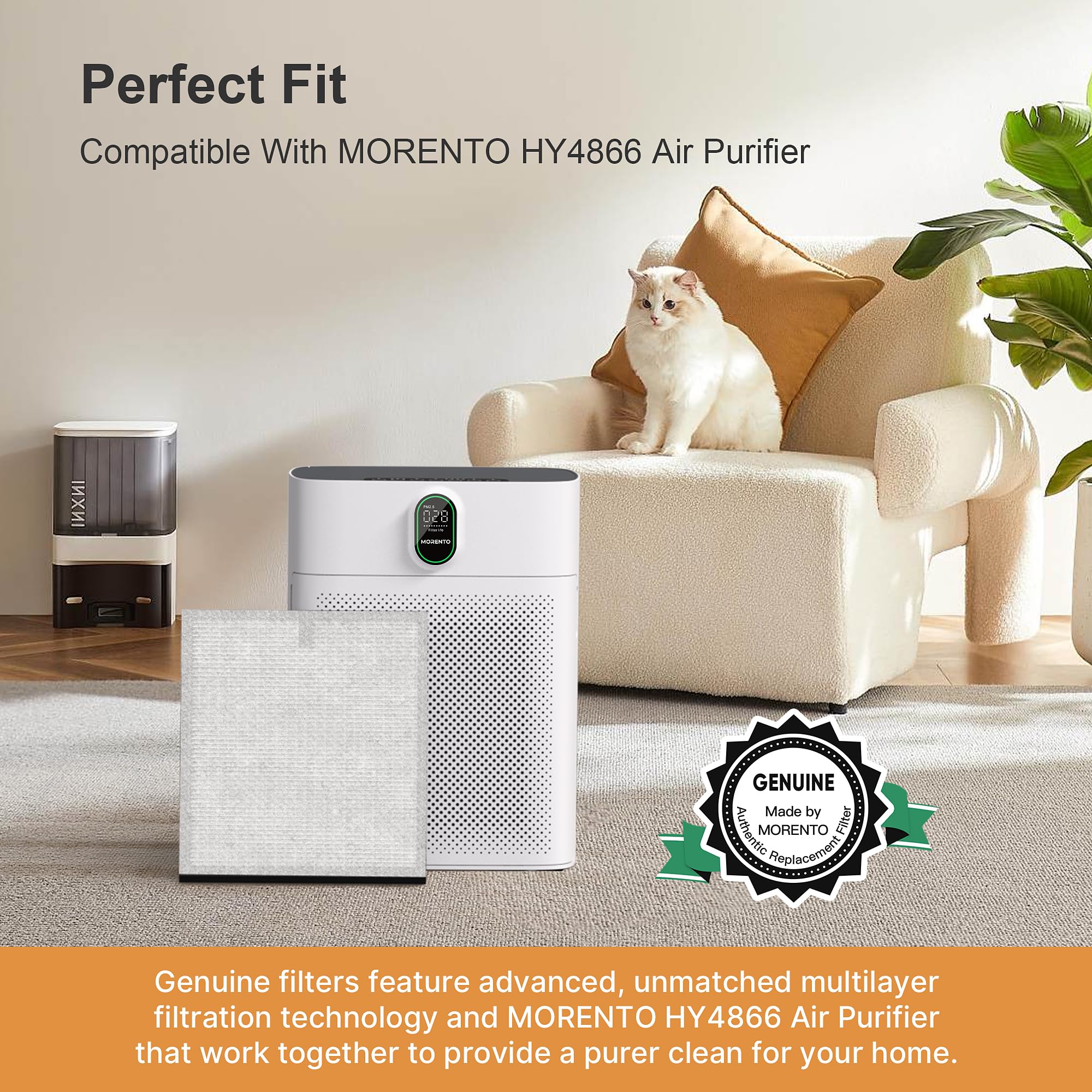 Foto 5 pulgar | Filtro De Repuesto Para Purificador De Aire Morento Hy4866, Paquete De 2 - Venta Internacional.